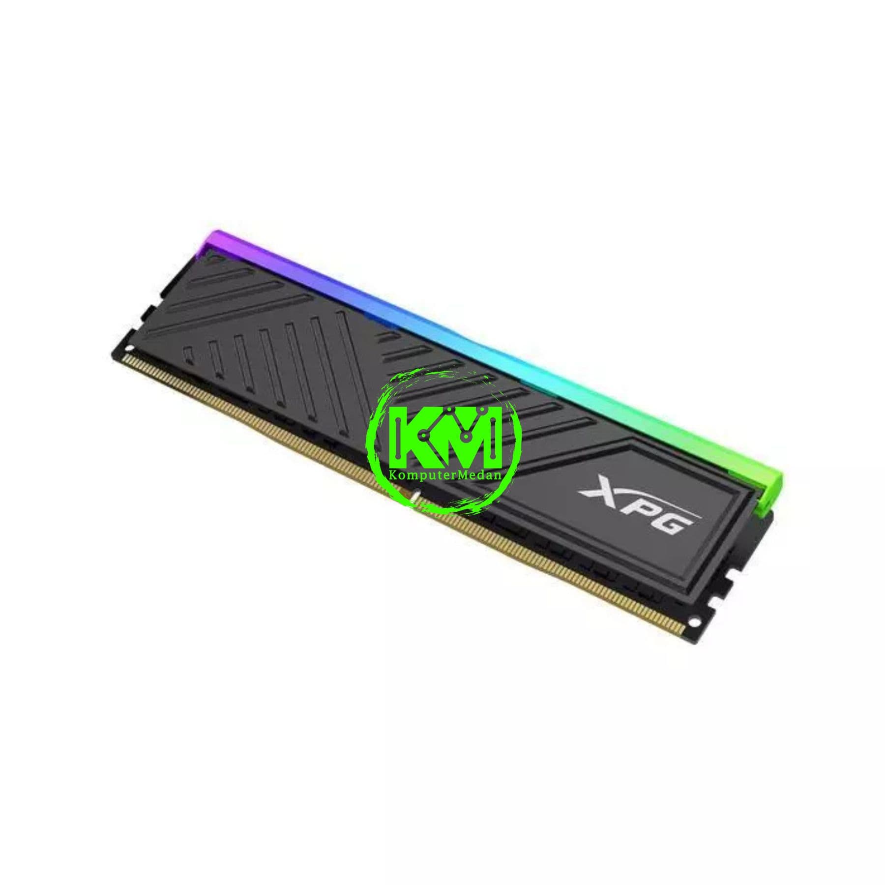 ADATA XPG RAM LONGDIMM DDR4 32GB (16GBX2) 3200MHZ SPECTRIX D35G RGB BLACK - Image 3