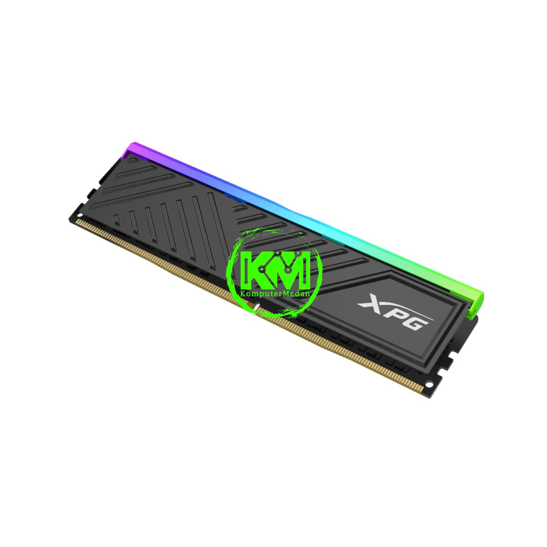 ADATA XPG RAM LONGDIMM DDR4 16GB (8GBX2) 3200MHZ SPECTRIX D35G RGB BLACK - Image 3