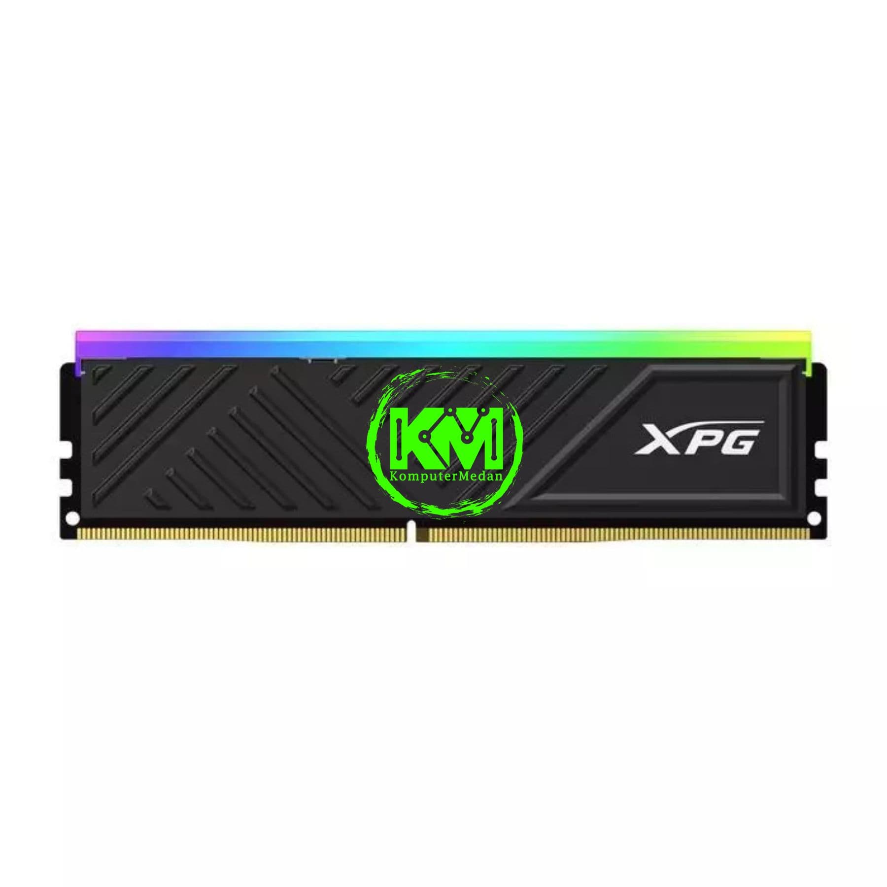 ADATA XPG RAM LONGDIMM DDR4 16GB (8GBX2) 3200MHZ SPECTRIX D35G RGB BLACK - Image 2
