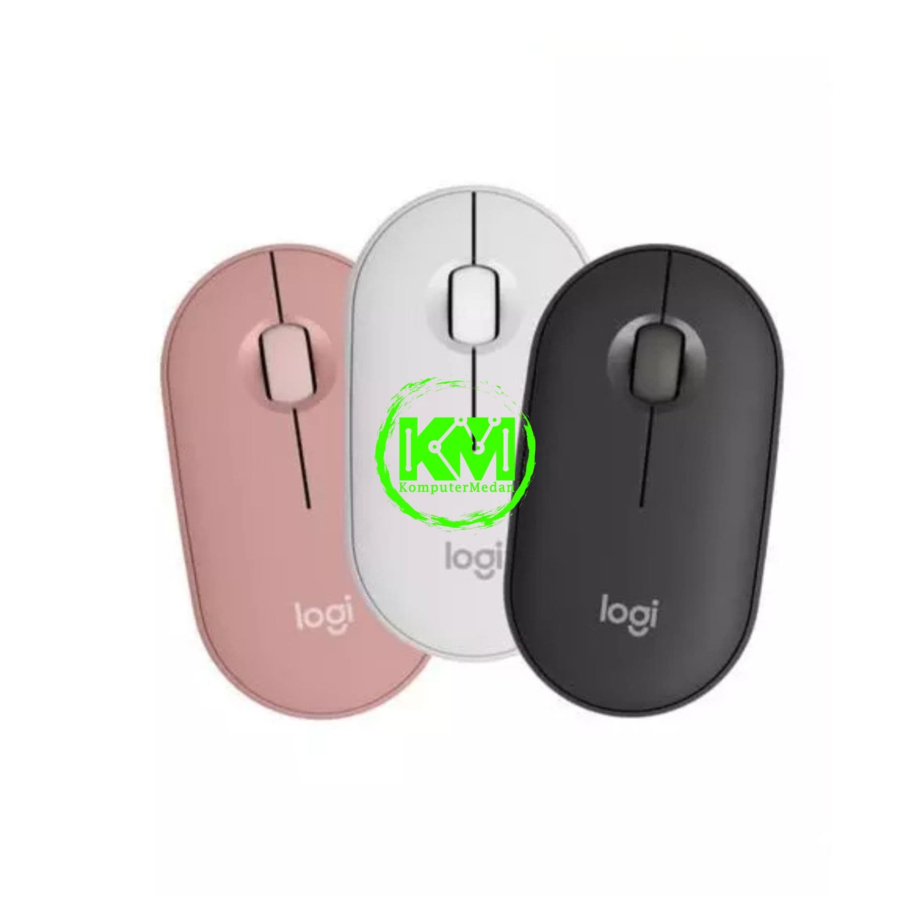 LOGITECH M350S BLUETOOTH WIRELESS MOUSE ORIGINAL (ROSE,WHITE,GRAPHITE) - Image 1