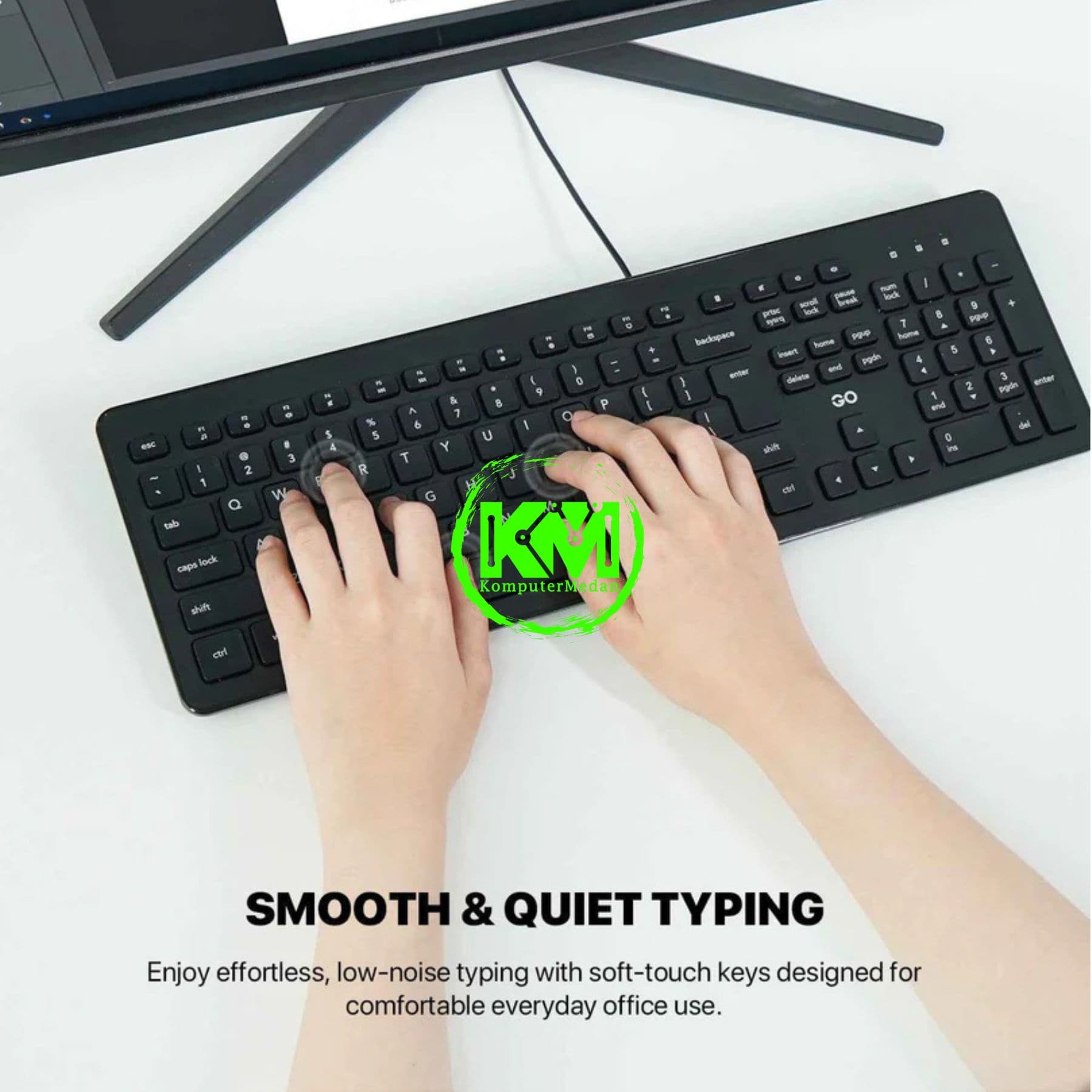 FANTECH GO K214 KEYBOARD OFFICE BLACK - Image 5