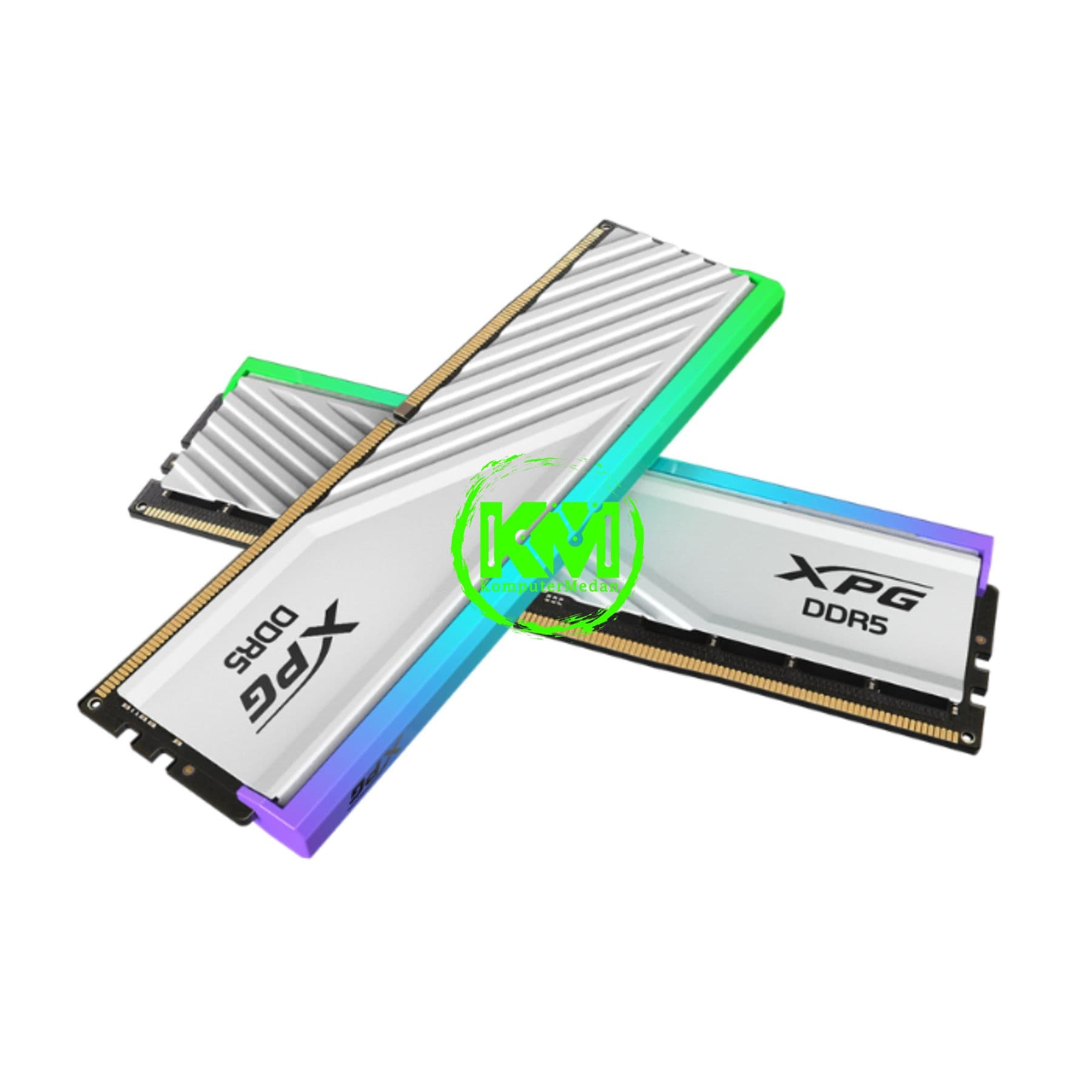 ADATA XPG RAM LONGDIMM DDR5 32GB (16GBX2) 6000MHZ LANCER BLADE RGB WHITE