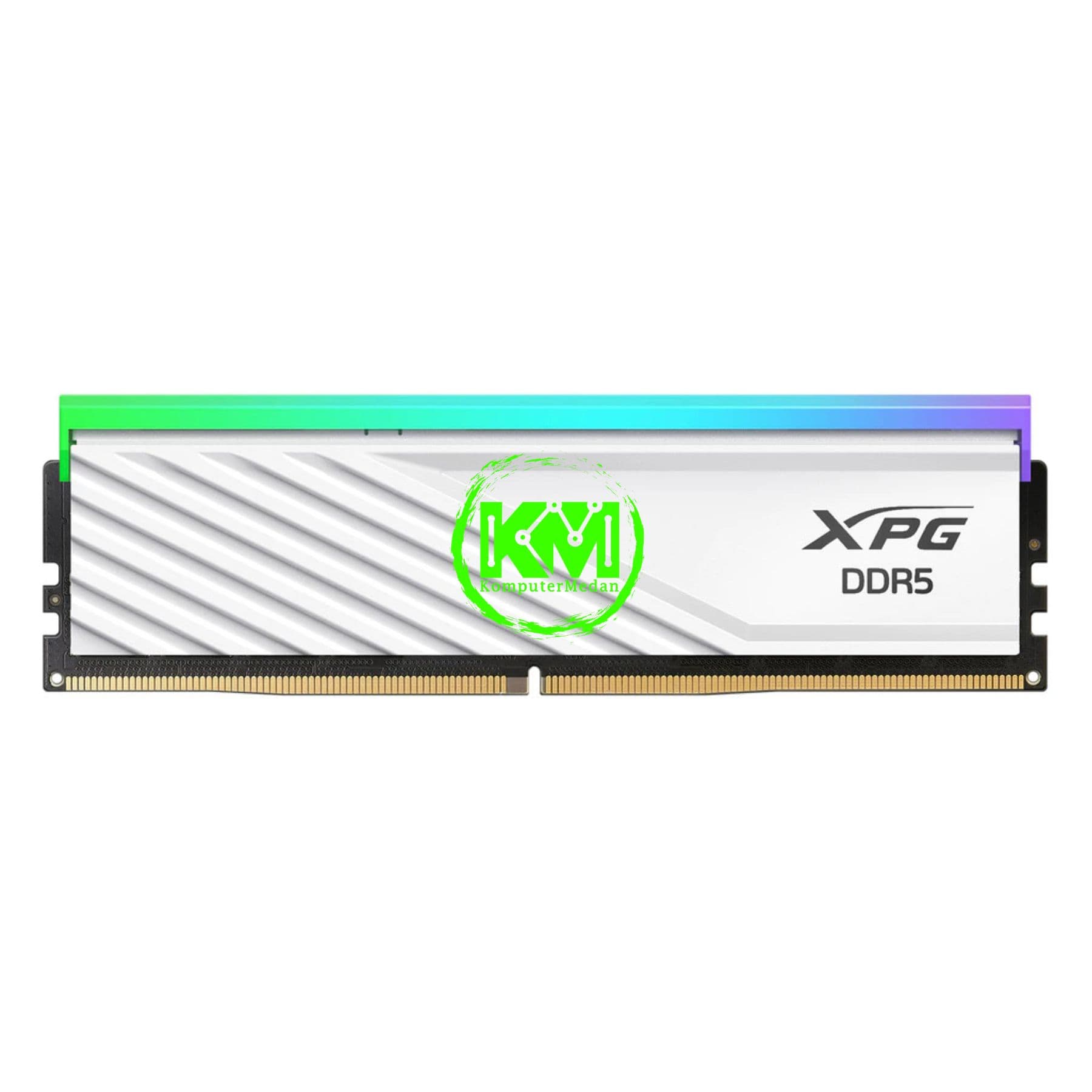 ADATA XPG RAM LONGDIMM DDR5 32GB (16GBX2) 6000MHZ LANCER BLADE RGB WHITE - Image 2