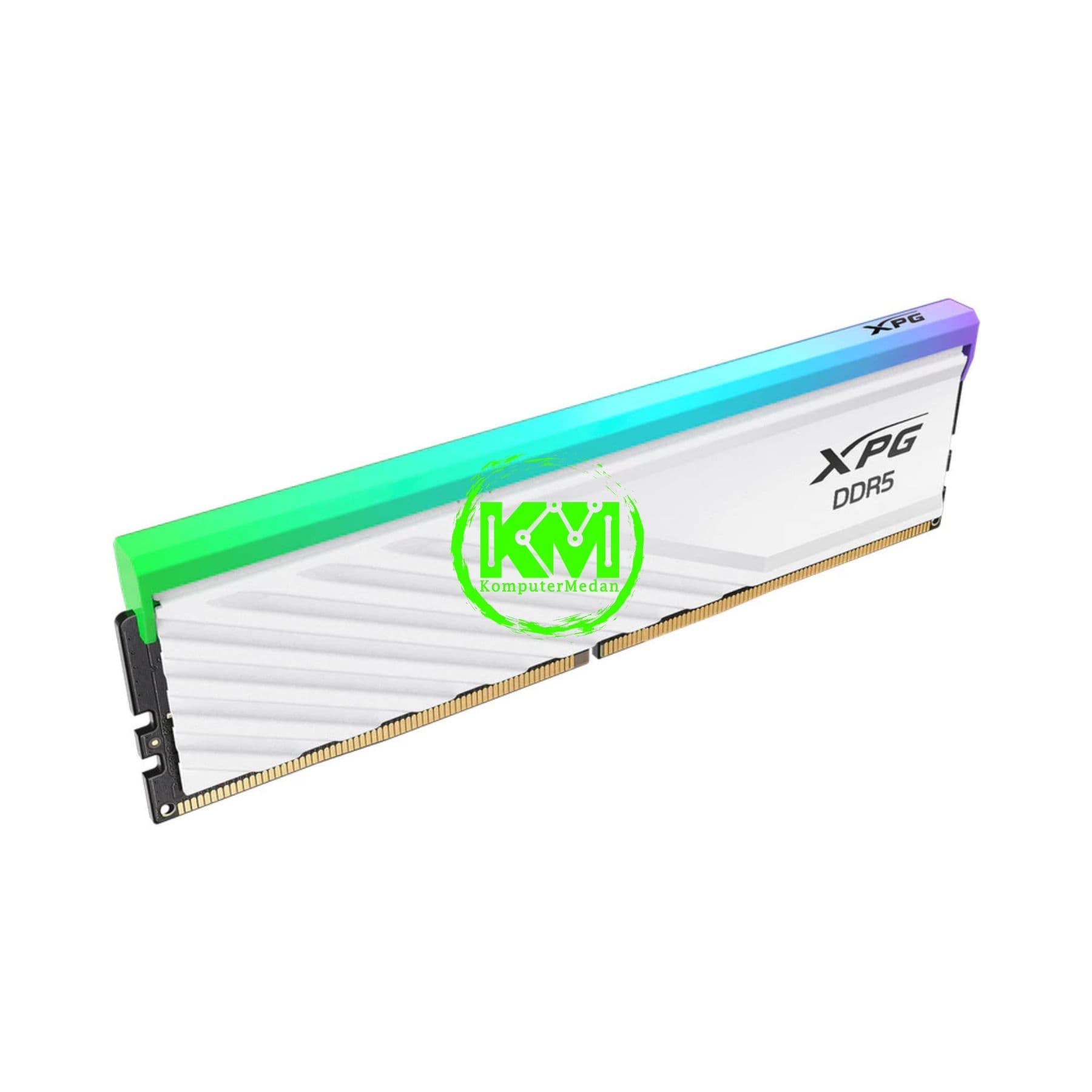 ADATA XPG RAM LONGDIMM DDR5 32GB (16GBX2) 6000MHZ LANCER BLADE RGB WHITE - Image 3