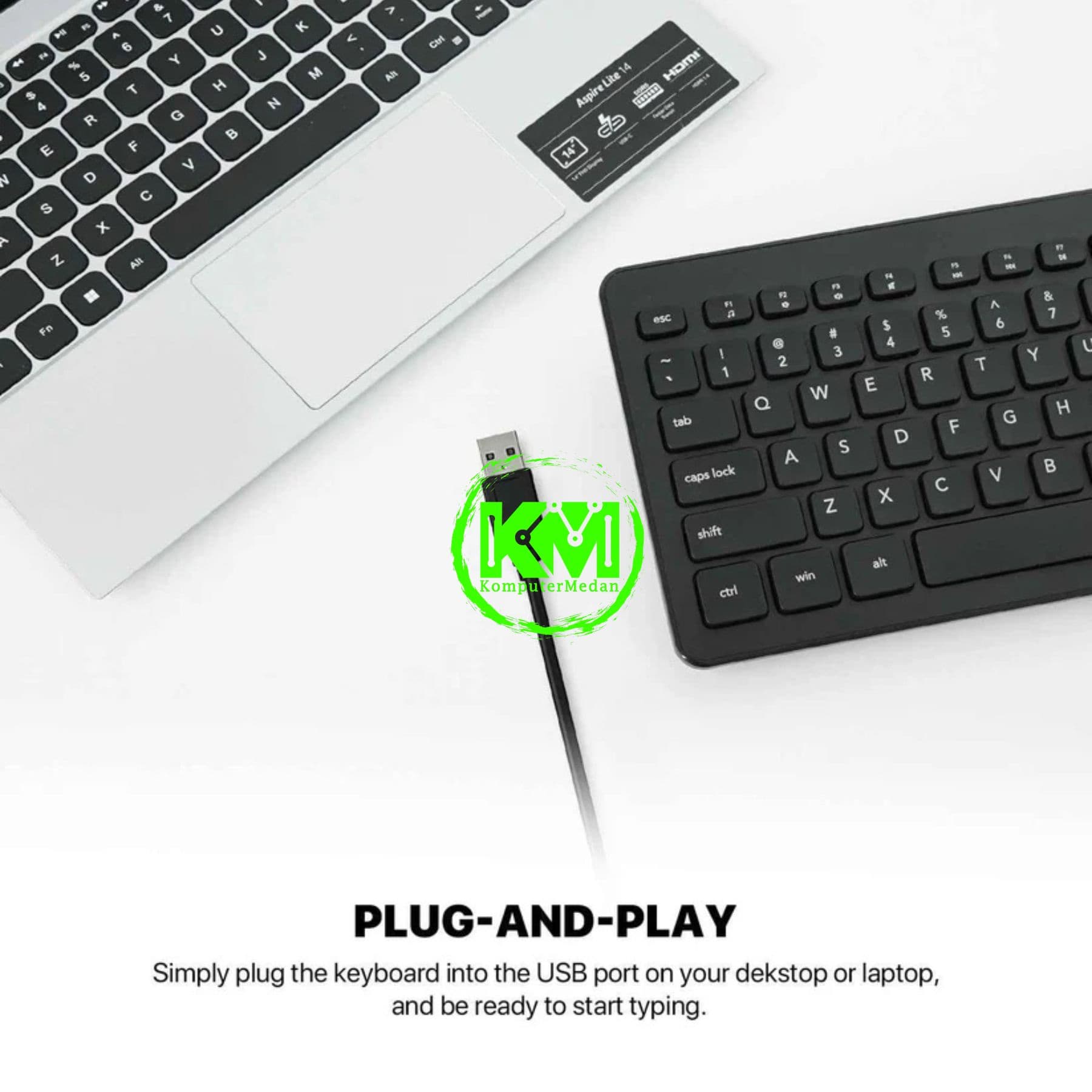 FANTECH GO K214 KEYBOARD OFFICE BLACK - Image 4