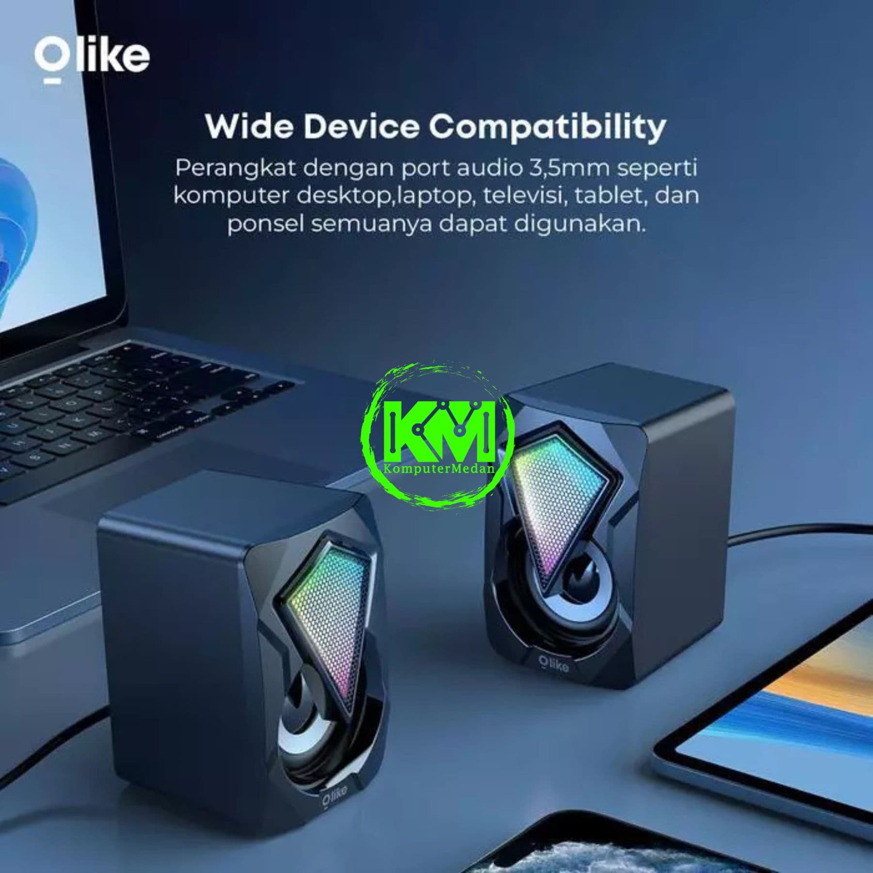 OLIKE MULTIMEDIA SPEAKER SC07 RGB - Image 6