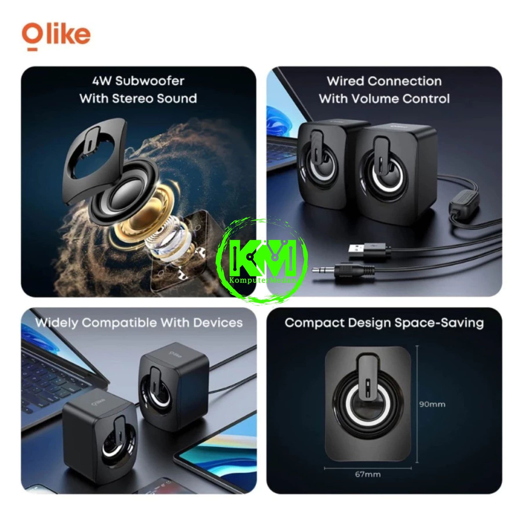 OLIKE MULTIMEDIA SPEAKER SC01 - Image 5
