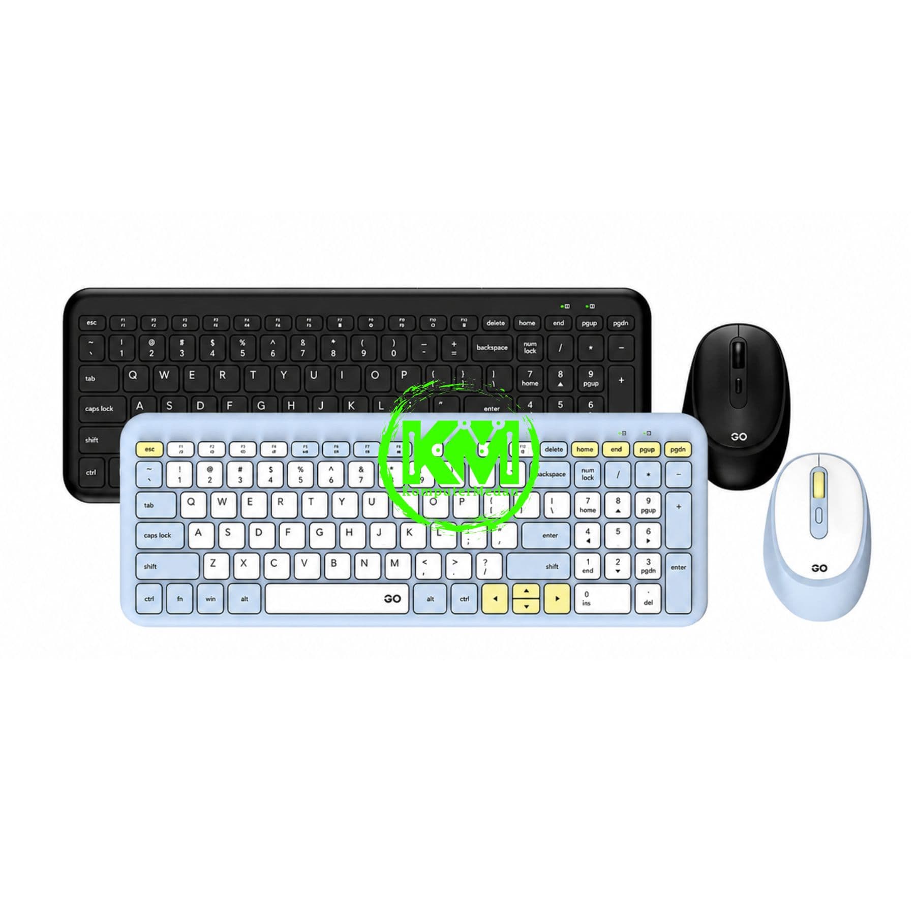 FANTECH GO WK901 OFFICE COMBO - BLACK & BLUE - Image 1