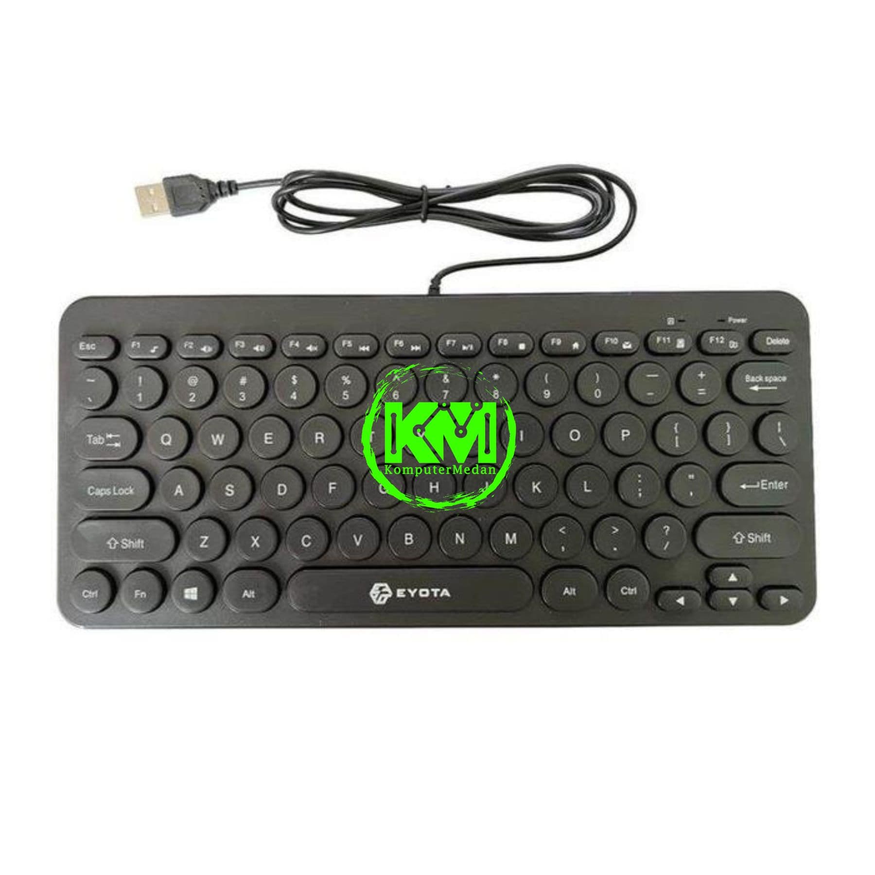 EYOTA KM380 KEYBOARD MINI - BLACK
