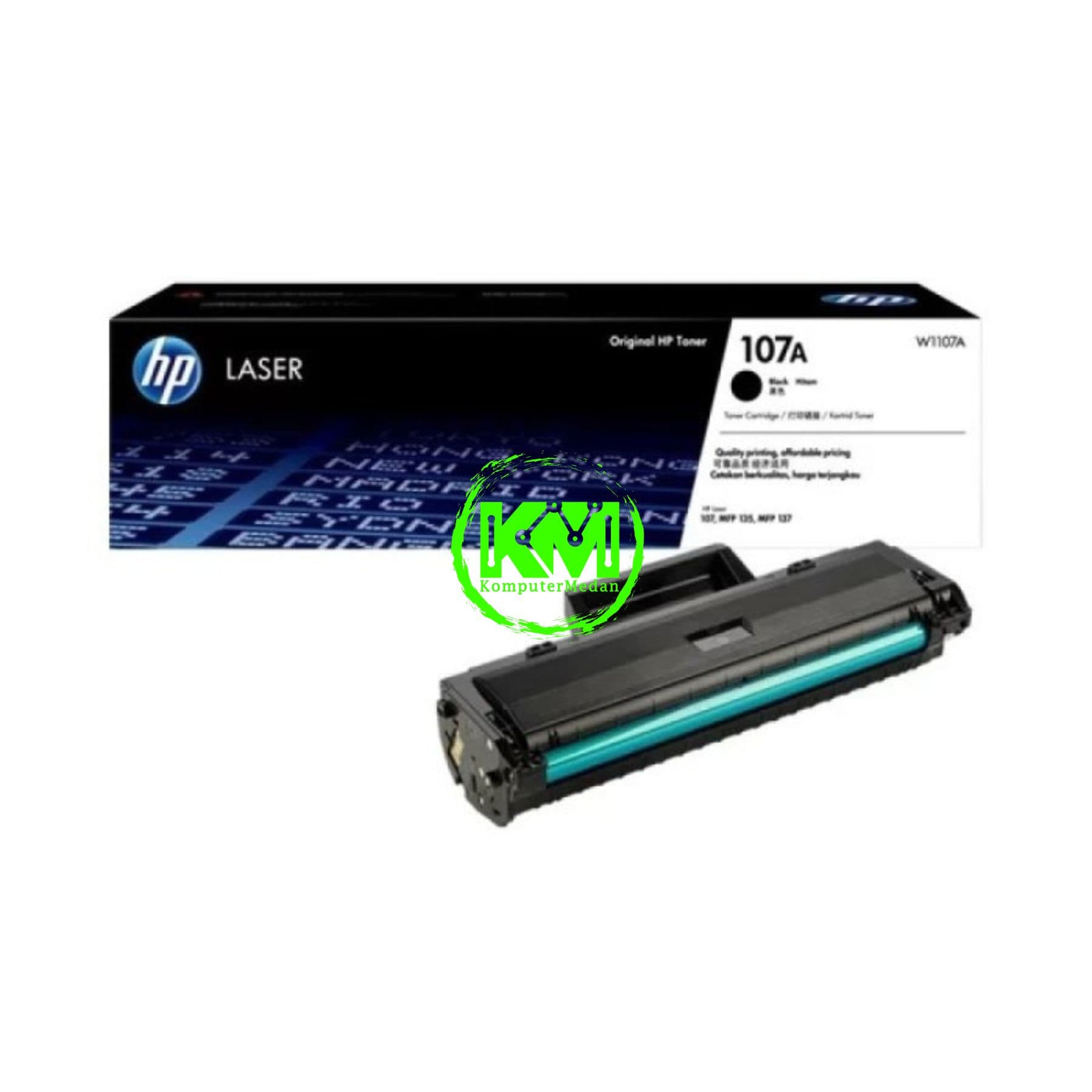 HP TONER 107A BLACK PRINTER