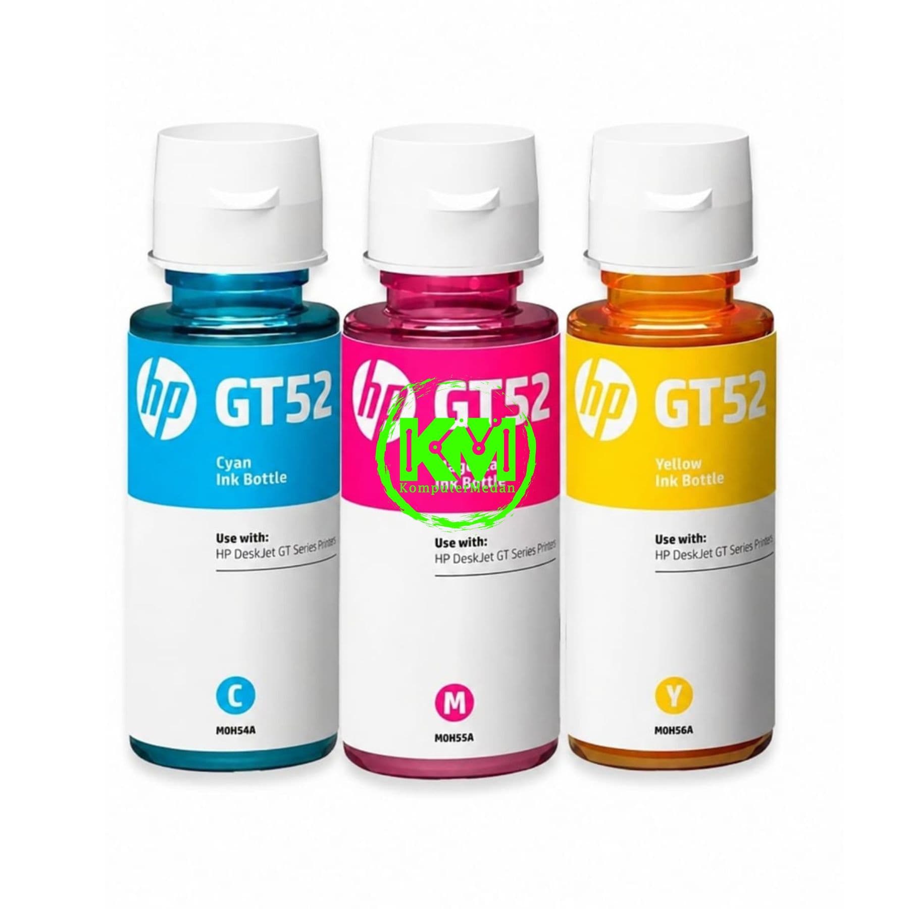 HP TINTA PRINTER GT52 CYAN, MAGENTA, YELLOW 90ML