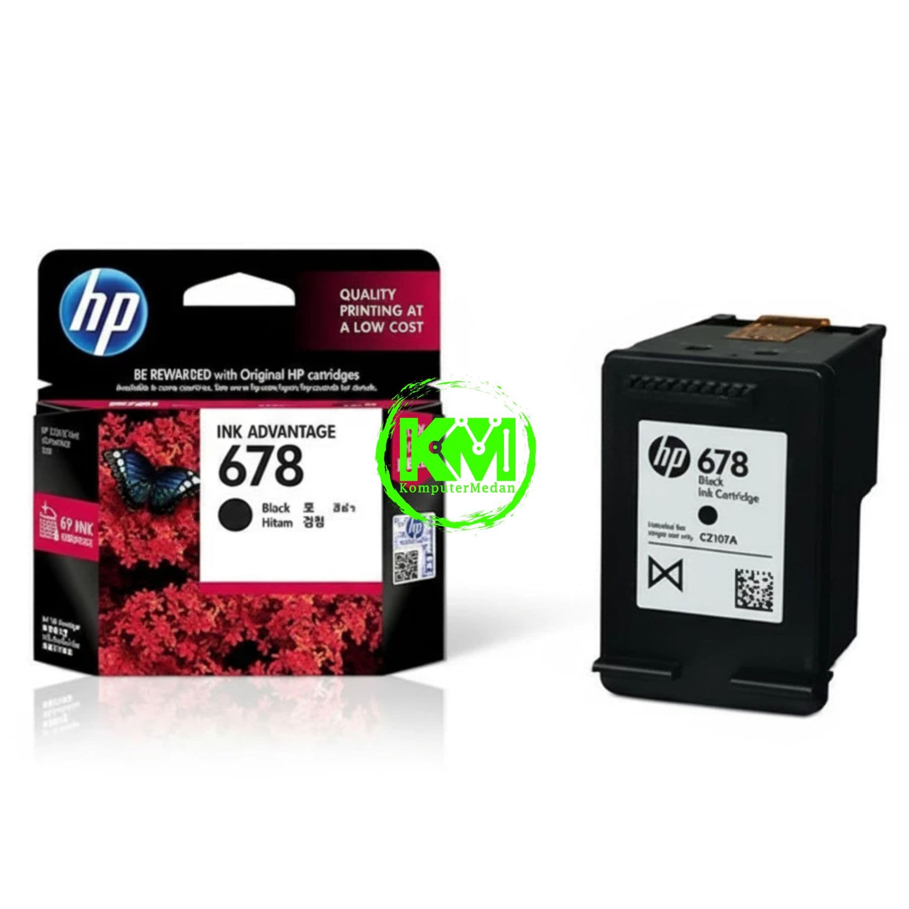 HP CARTRIDGE 678 BLACK PRINTER