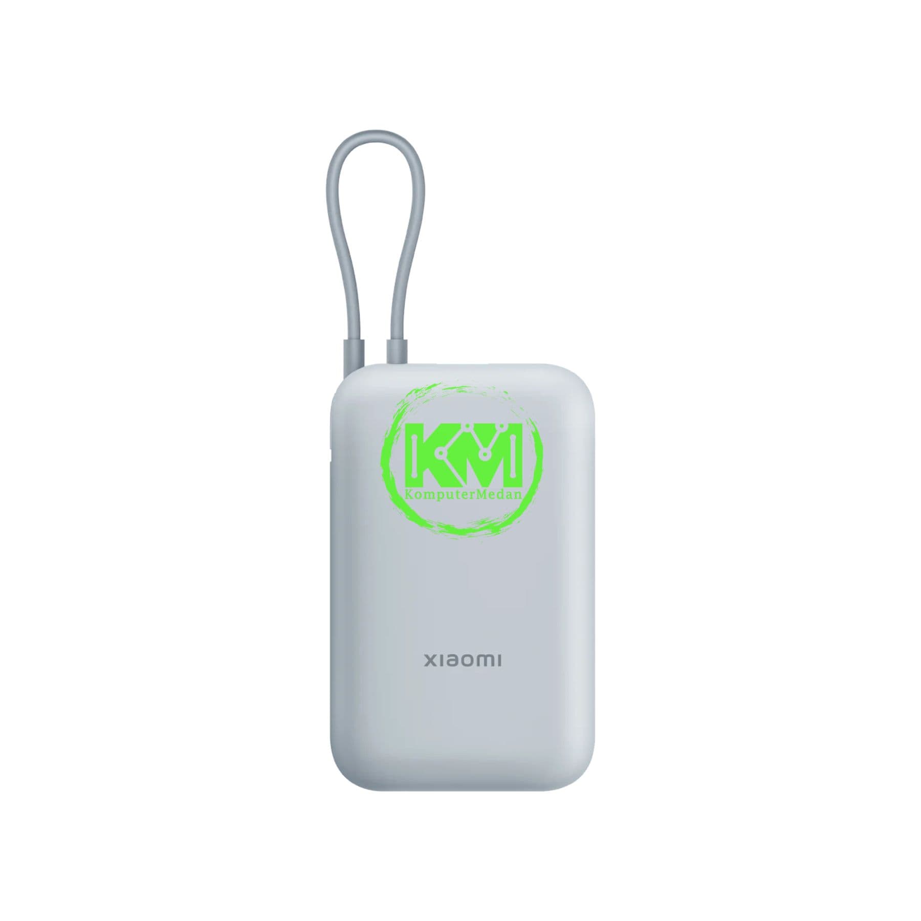 XIAOMI POWER BANK 10000 MAH INTEGRATED CABLE - ICE BLUE - Image 2
