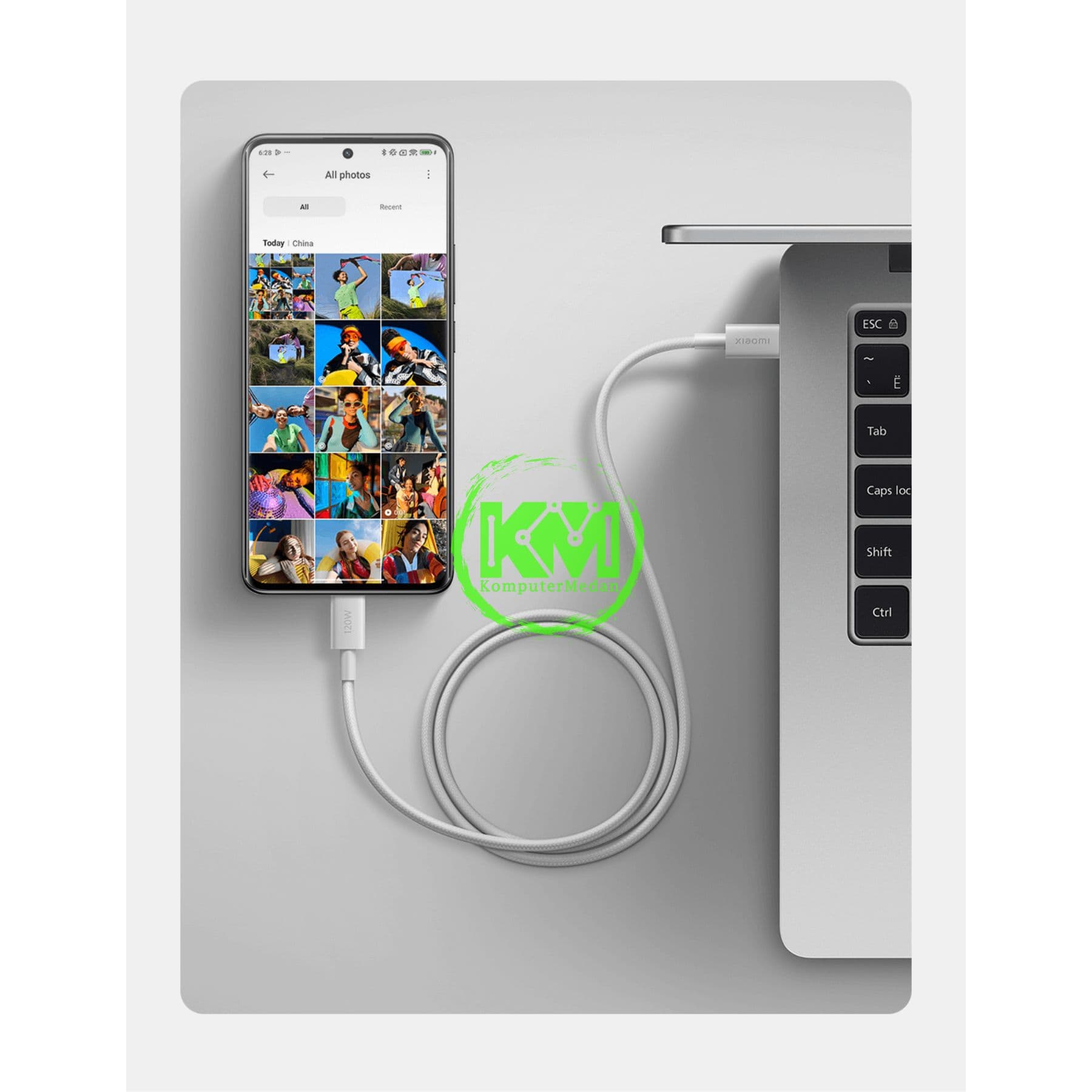 XIAOMI 6A BRAIDED USB-C TO USB-C CABLE (2M) - Image 4