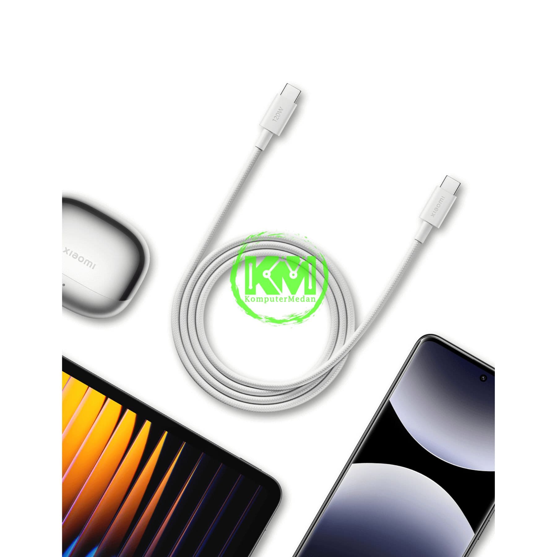XIAOMI 6A BRAIDED USB-C TO USB-C CABLE (2M) - Image 3