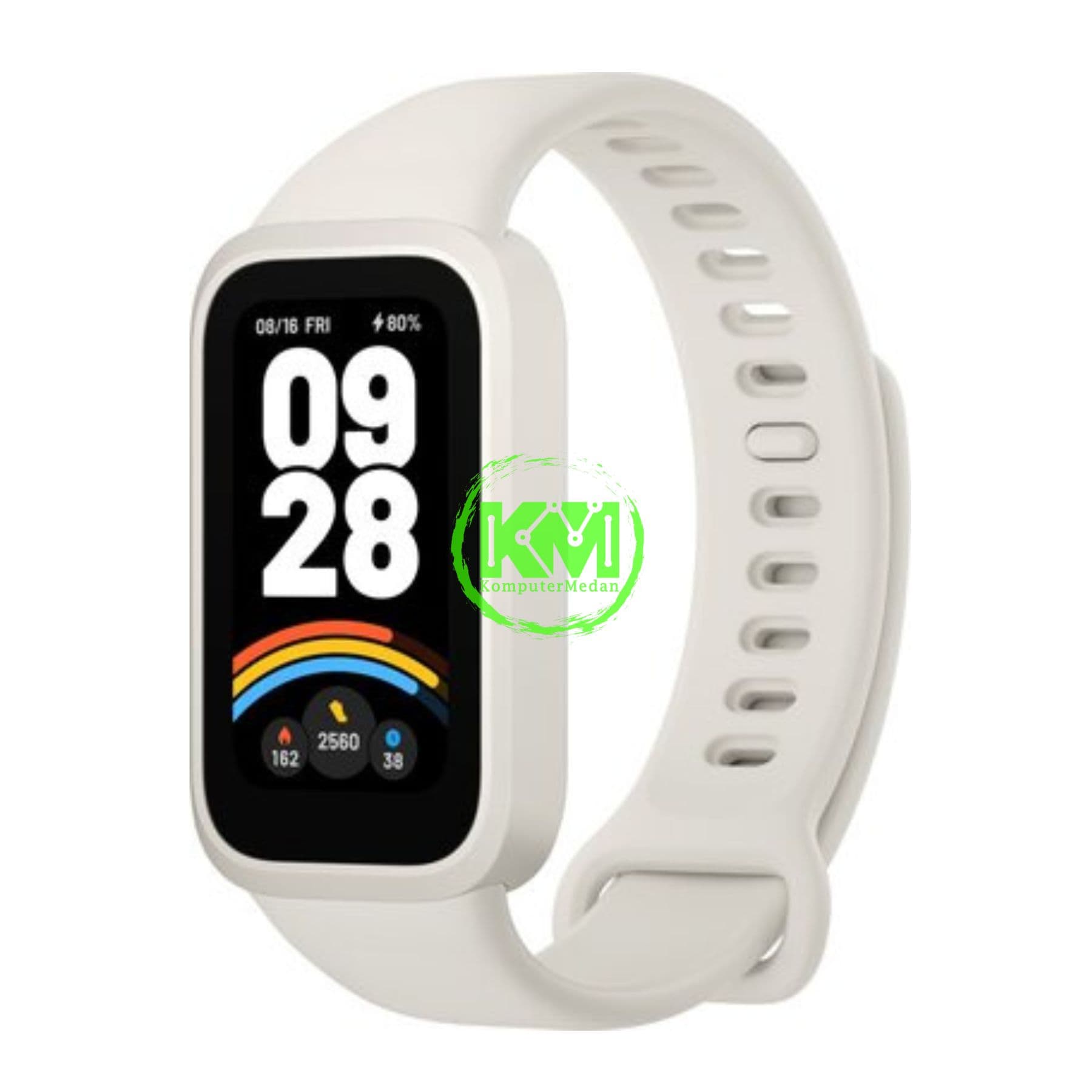 XIAOMI SMART BAND 9 ACTIVE - BEIGE WHITE - Image 2
