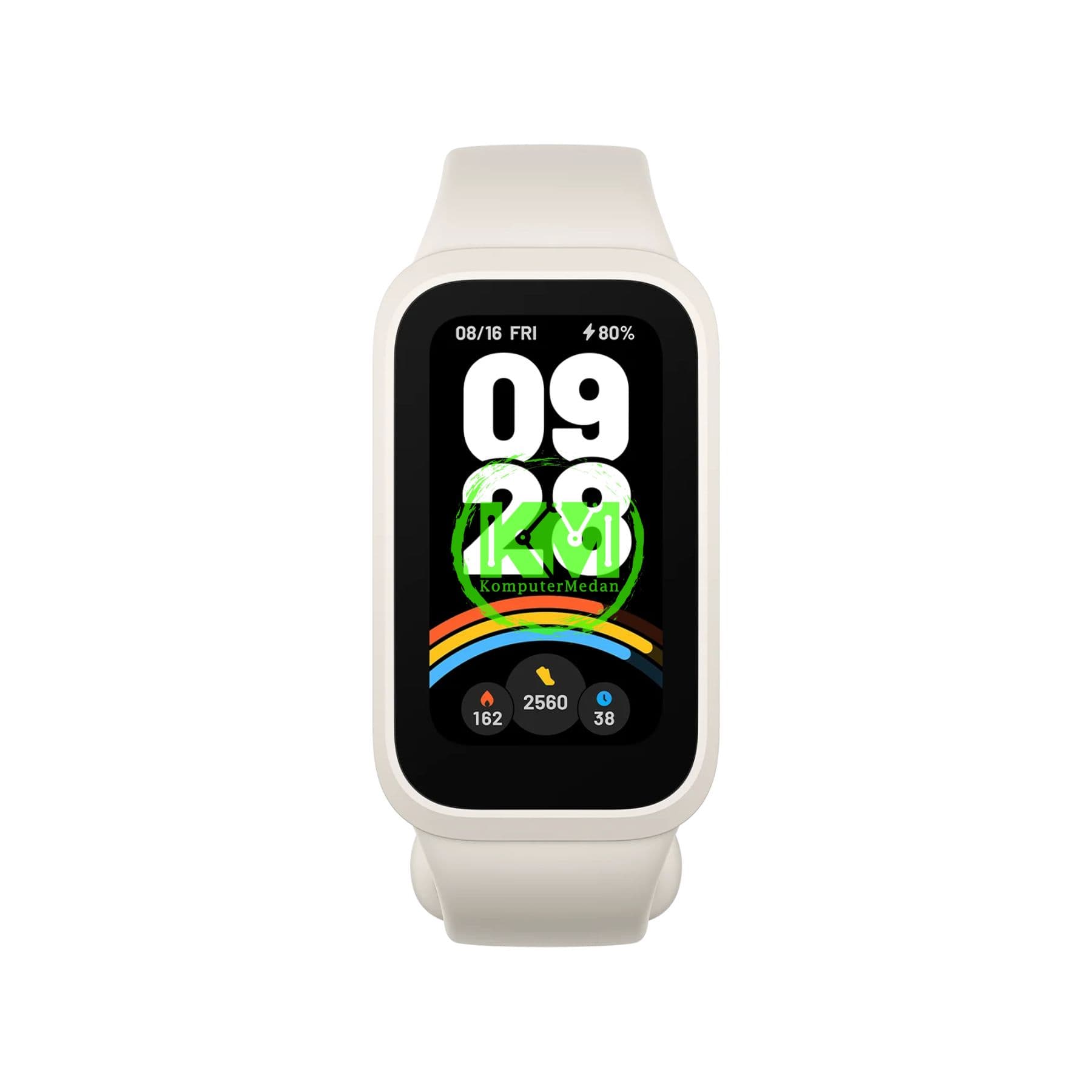 XIAOMI SMART BAND 9 ACTIVE - BEIGE WHITE - Image 1