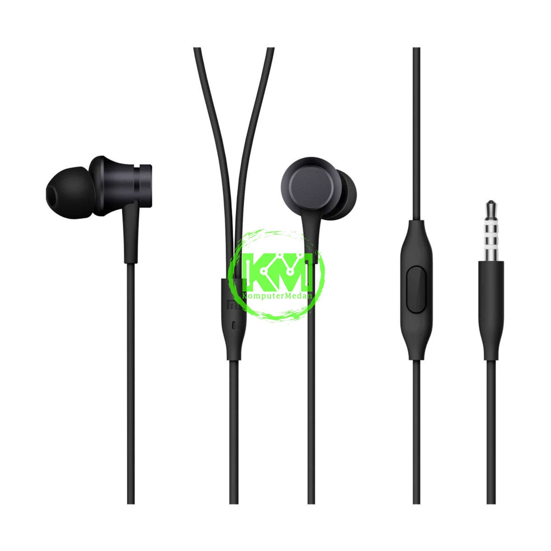 XIAOMI MI IN-EAR HEADPHONES BASIC - BLACK - Image 1