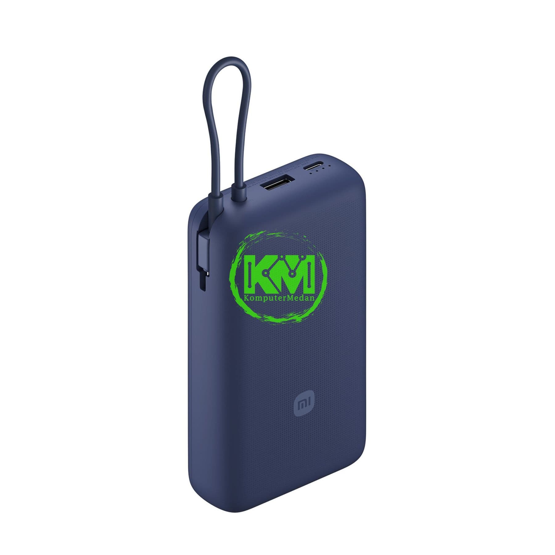XIAOMI 33W POWER BANK 20000 MAH INTEGRATED CABLE - BLUE - Image 1