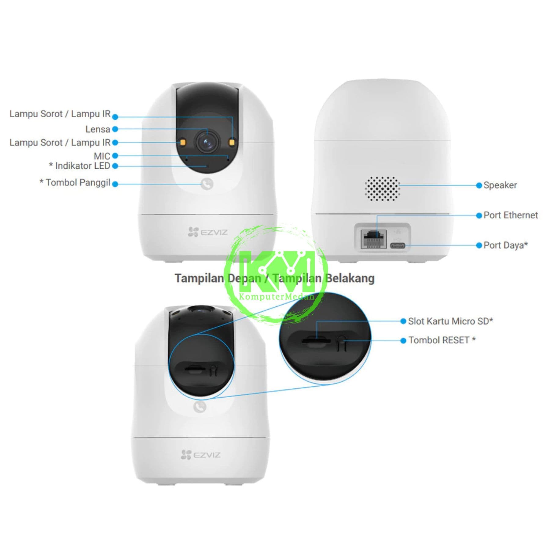 EZVIZ C6N 8MP SMART HOME CAMERA - Image 3