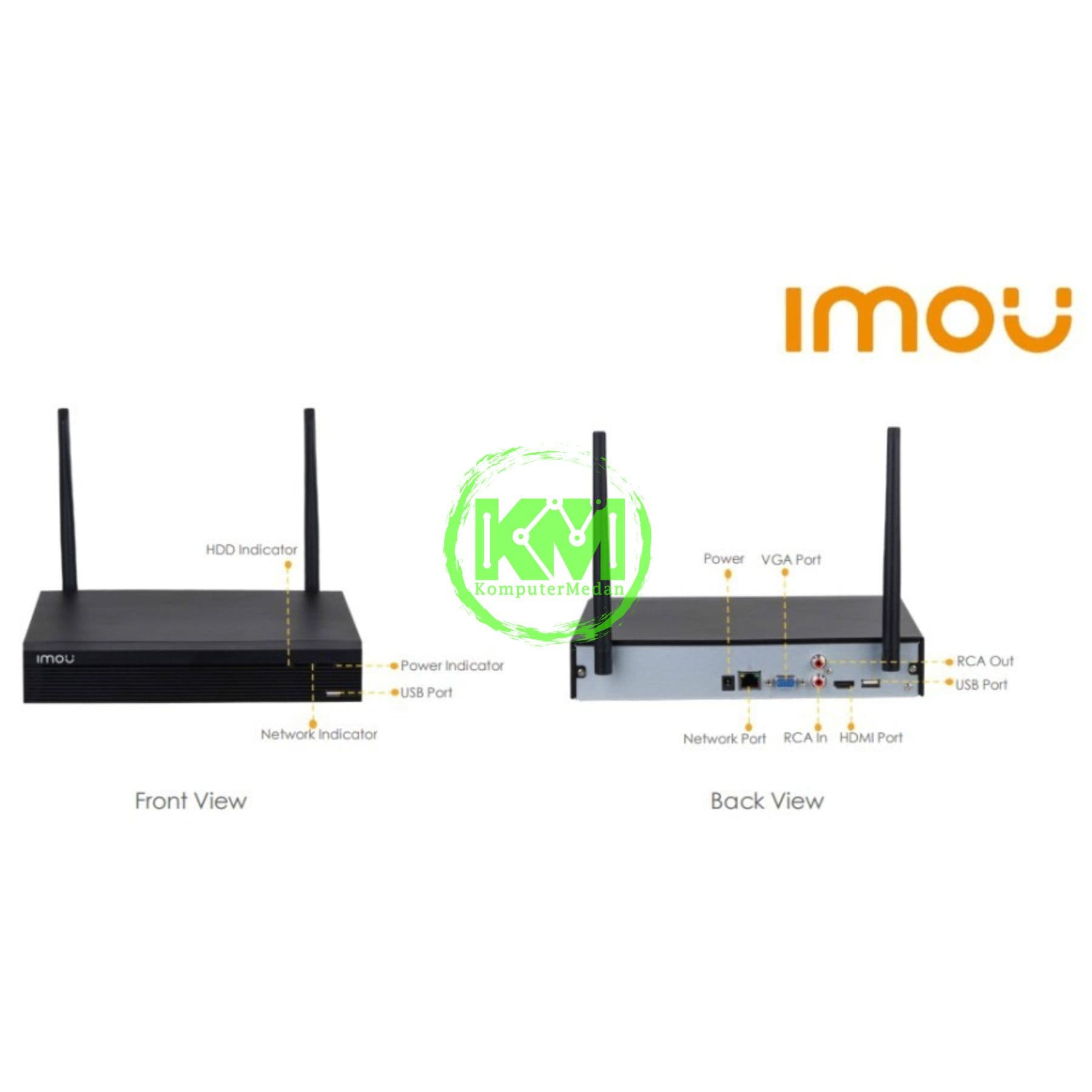 IMOU NVR1108HS-W-S2 1080P 8CH WIRELESS ROUTER - Image 4