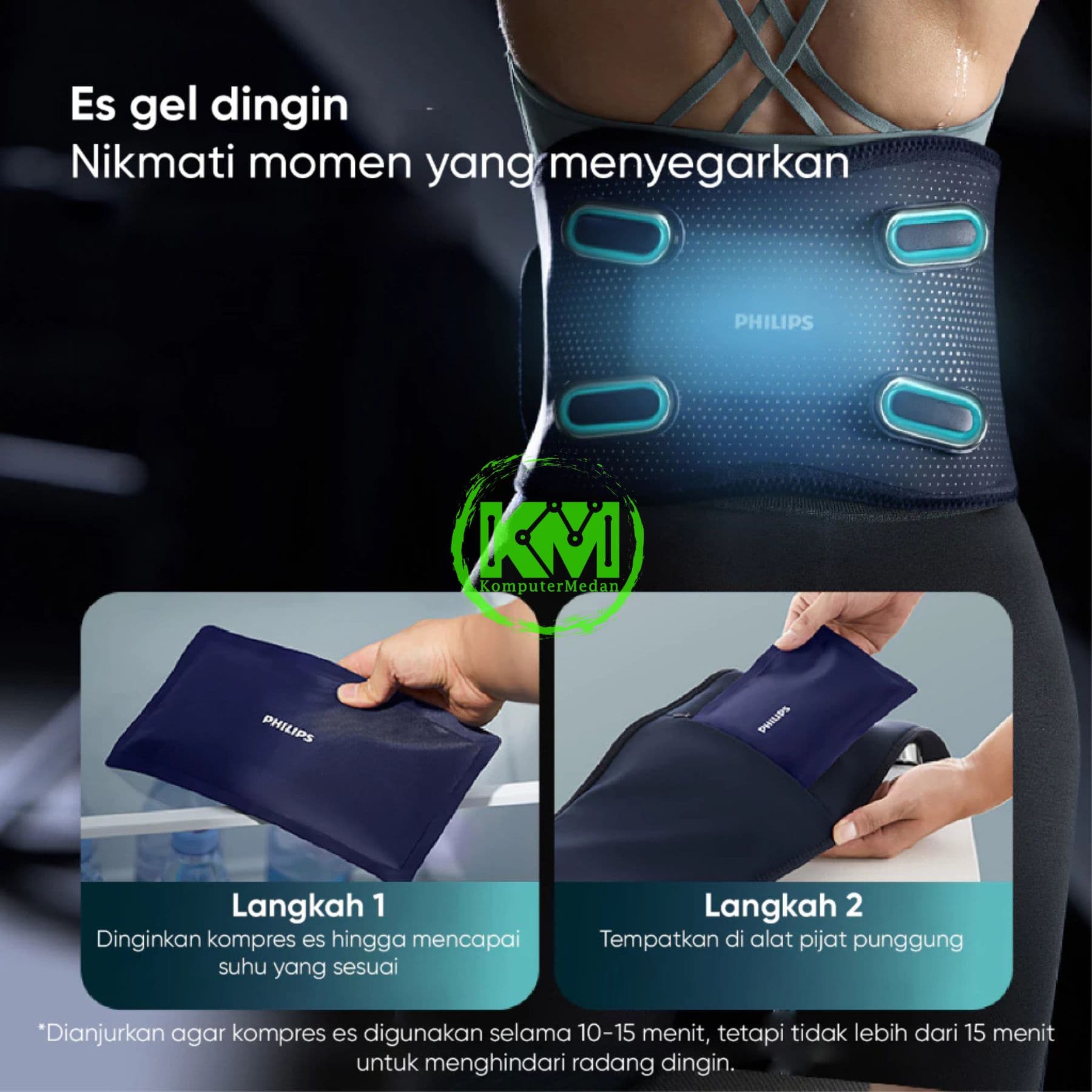 PHILIPS WAIST ICE/HOT COMPRESS - PPM4721 - Image 3