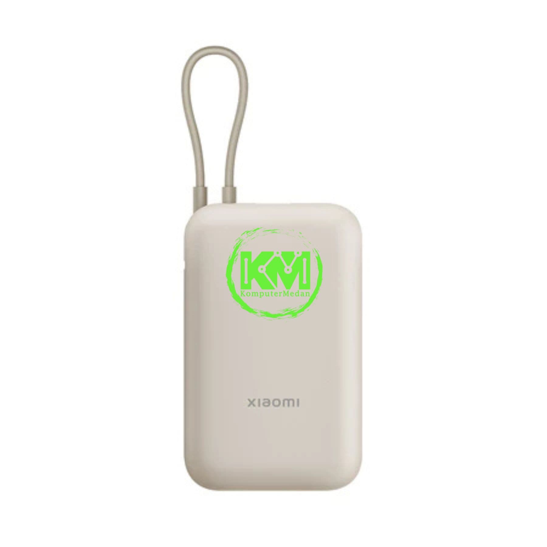XIAOMI 33W POWER BANK 20000 MAH INTEGRATED CABLE - TAN - Image 2