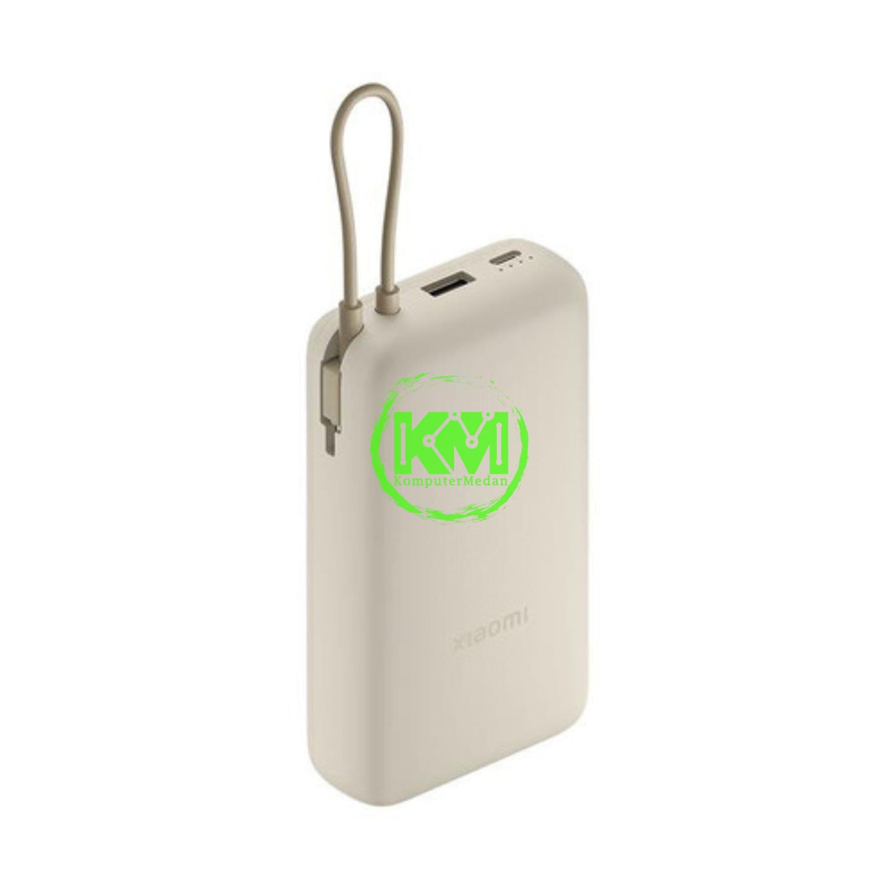 XIAOMI 33W POWER BANK 20000 MAH INTEGRATED CABLE - TAN