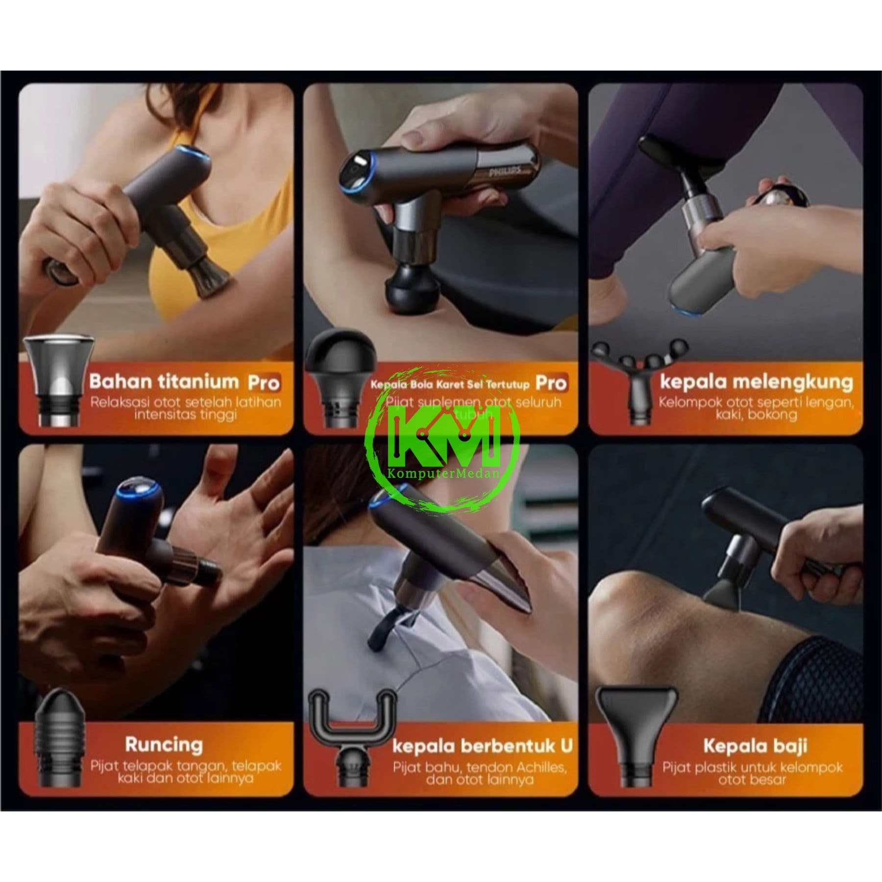 PHILIPS MASSAGE GUN - PPM7501 - Image 3