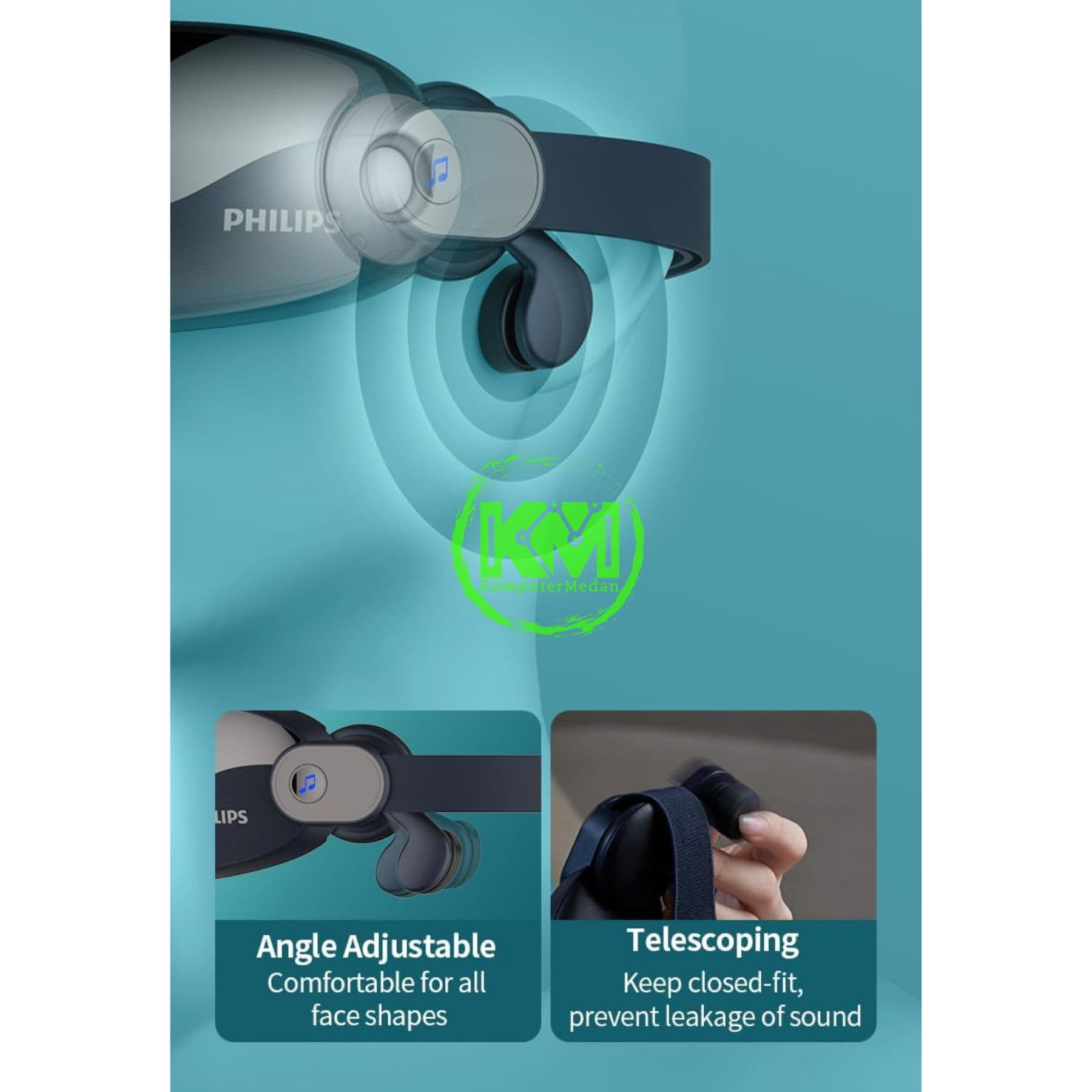 PHILIPS MASSAGE EYES BONE TRANSMISSION - PPM2702 - Image 4