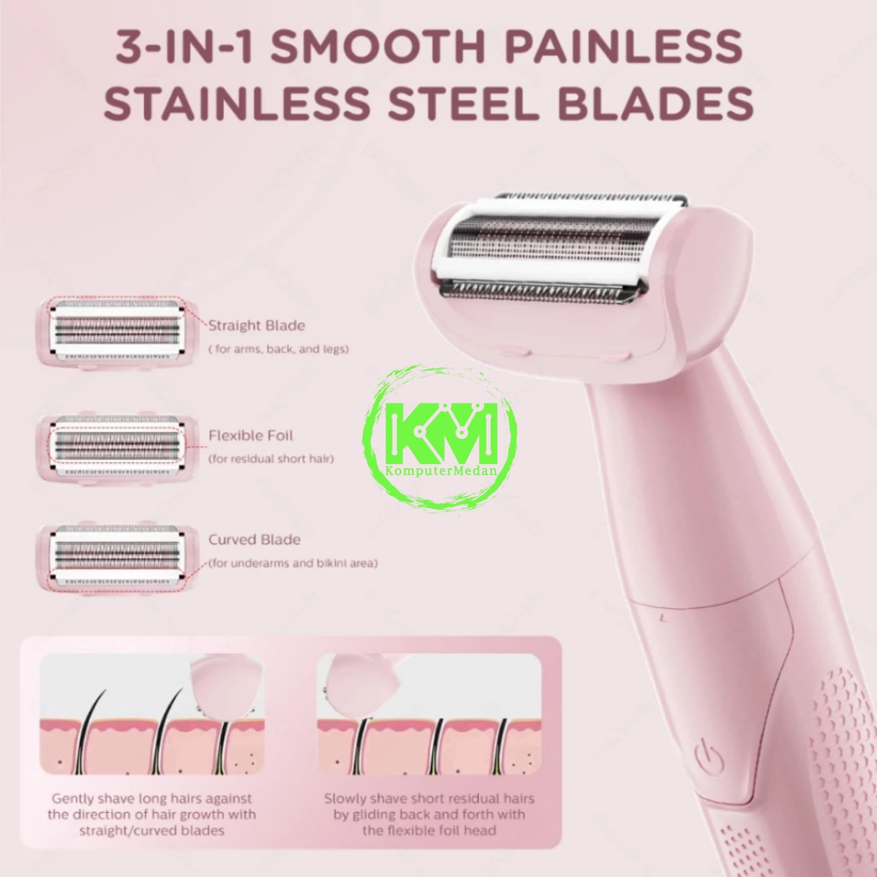 ENCHEN A2 BODY GROOMER WANITA ELEKTRIC - Image 2