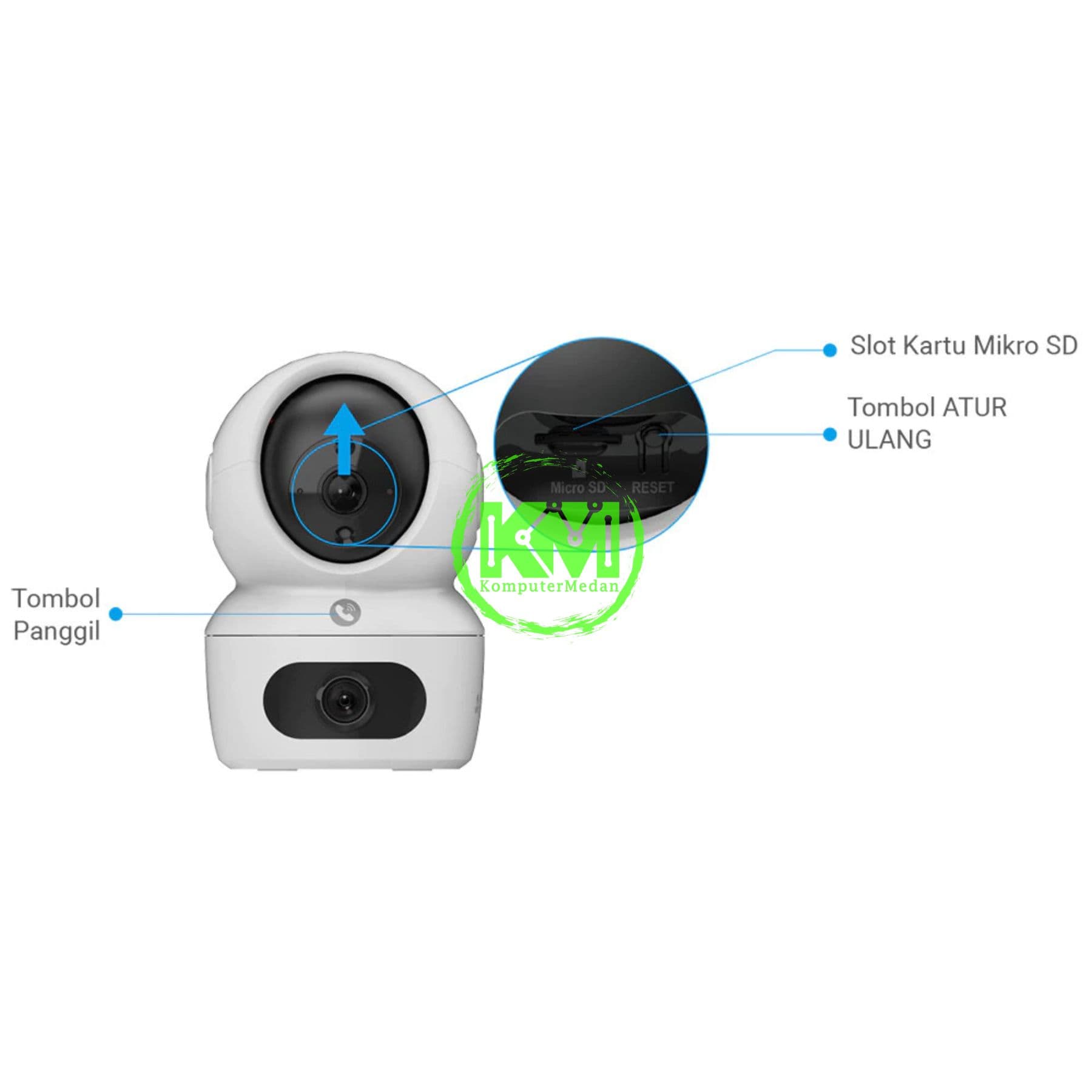 EZVIZ H7C 4MP DUAL LENS SMART HOME - Image 3