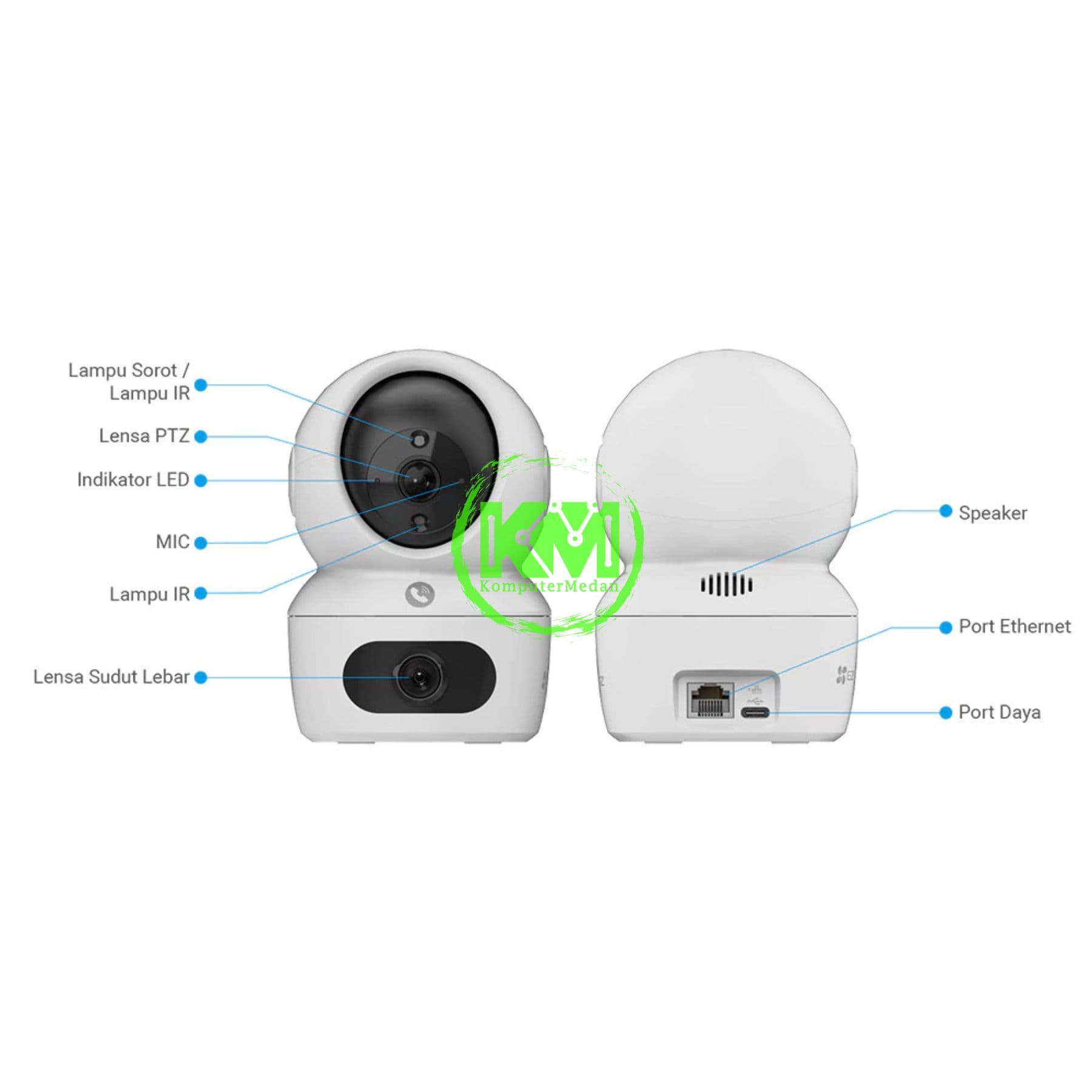 EZVIZ H7C 4MP DUAL LENS SMART HOME - Image 2