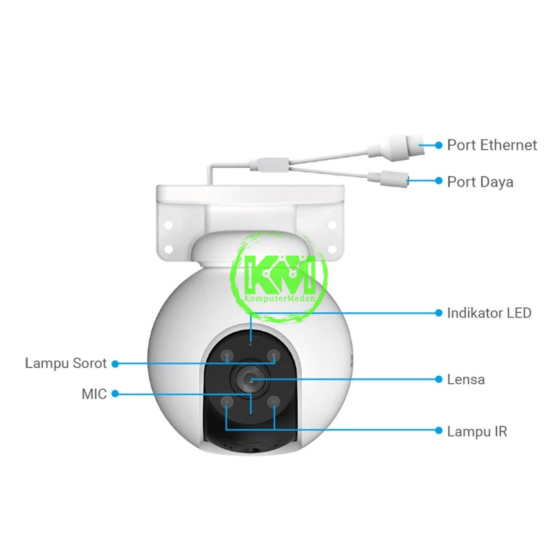 EZVIZ H8 PRO 5MP 3K OUTDOOR SMART HOME - Image 4