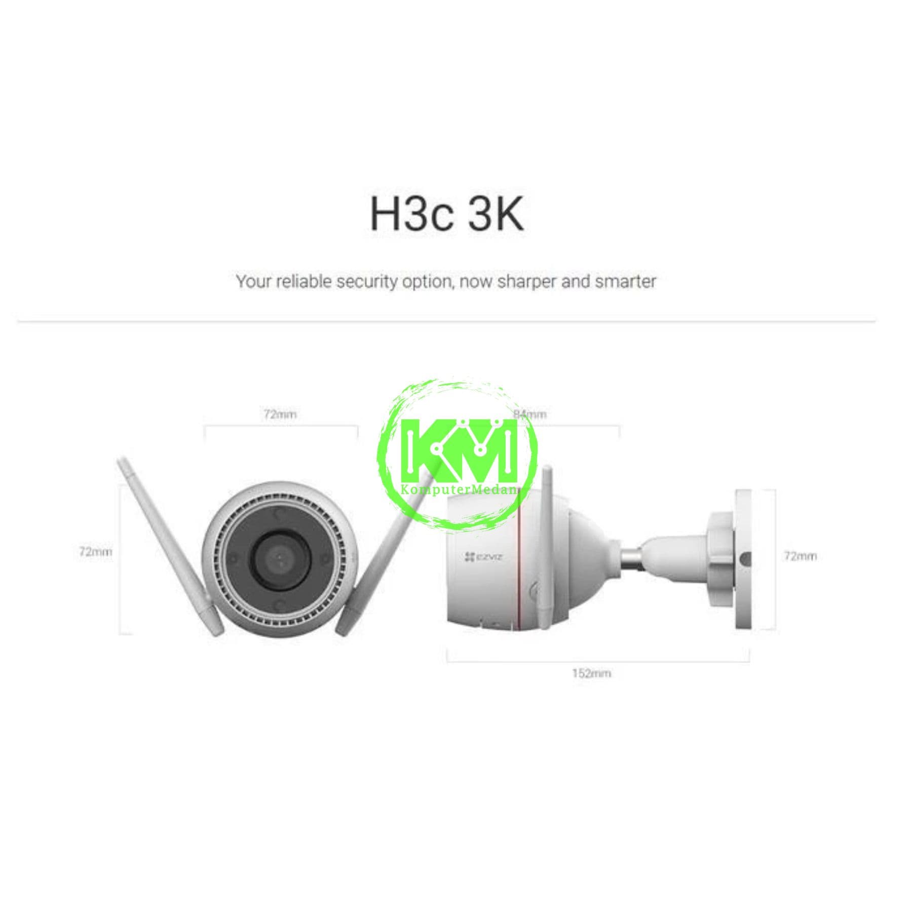 EZVIZ H3C 5MP OUTDOOR SMART HOME - Image 3