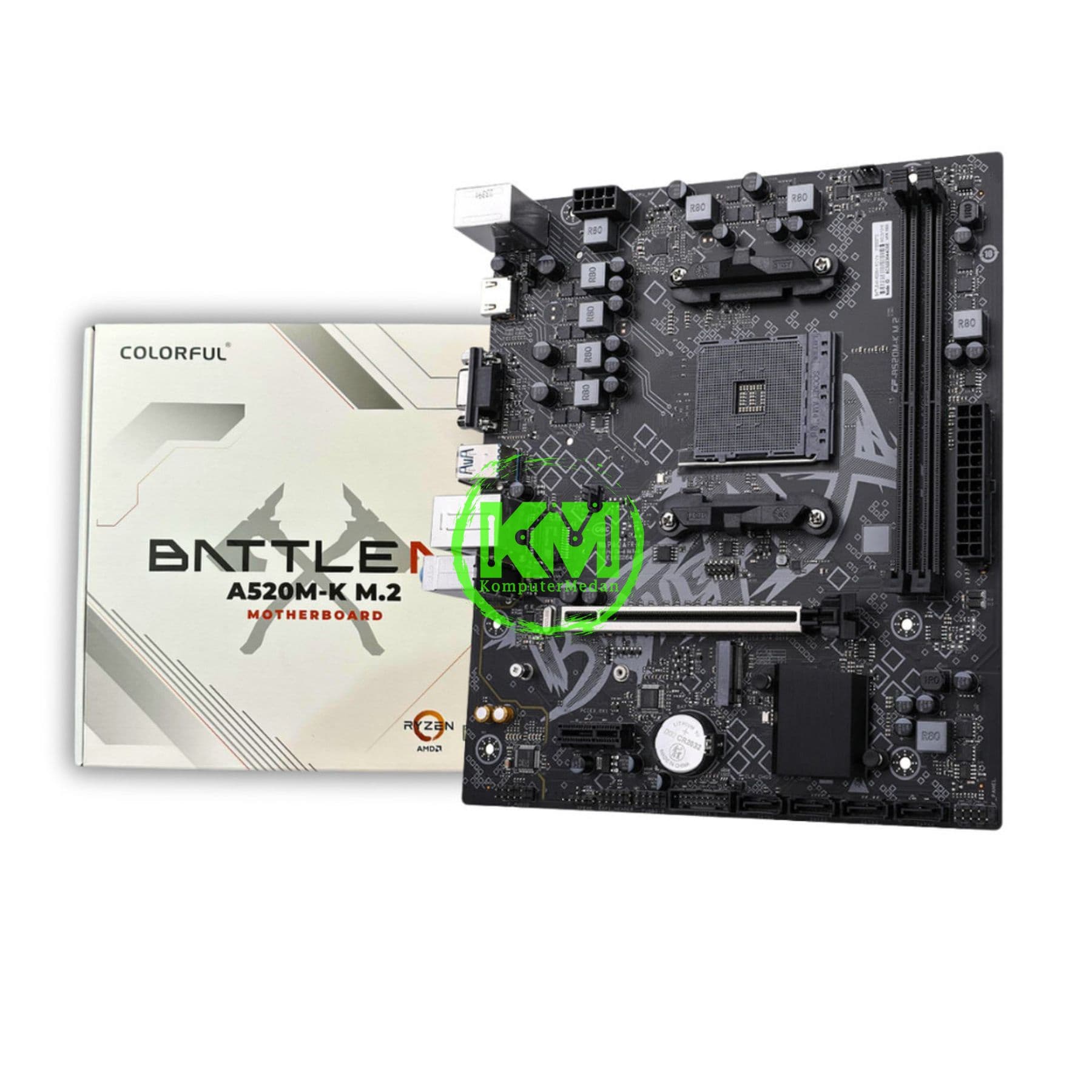 COLORFUL BATTLE-AX A520M-K M.2 V14 MOTHERBOARD - Image 1