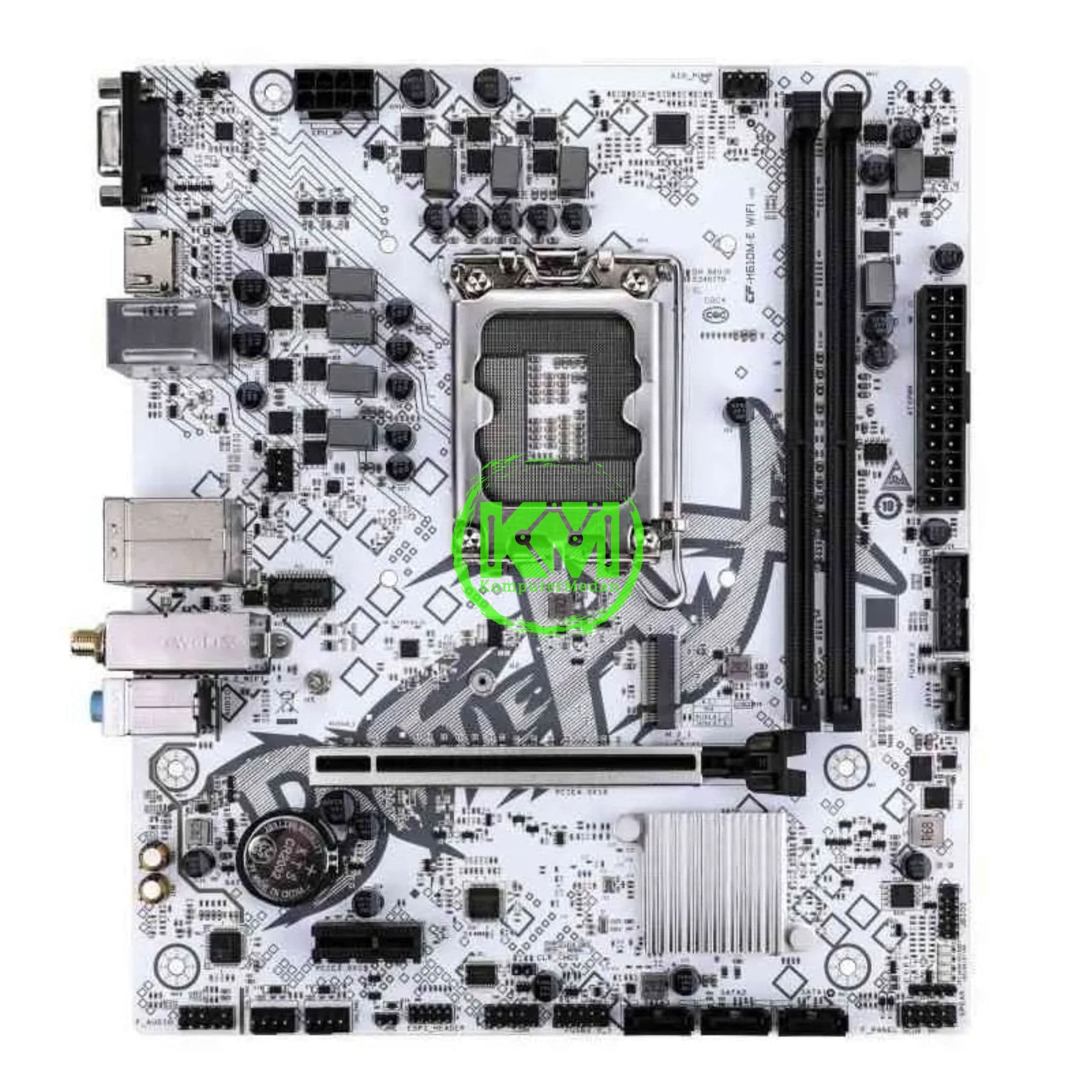 COLORFUL BATTLE-AX H610M-E WIFI V20 DDR4 + WINDOWS 11 HOME MOTHERBOARD - Image 2