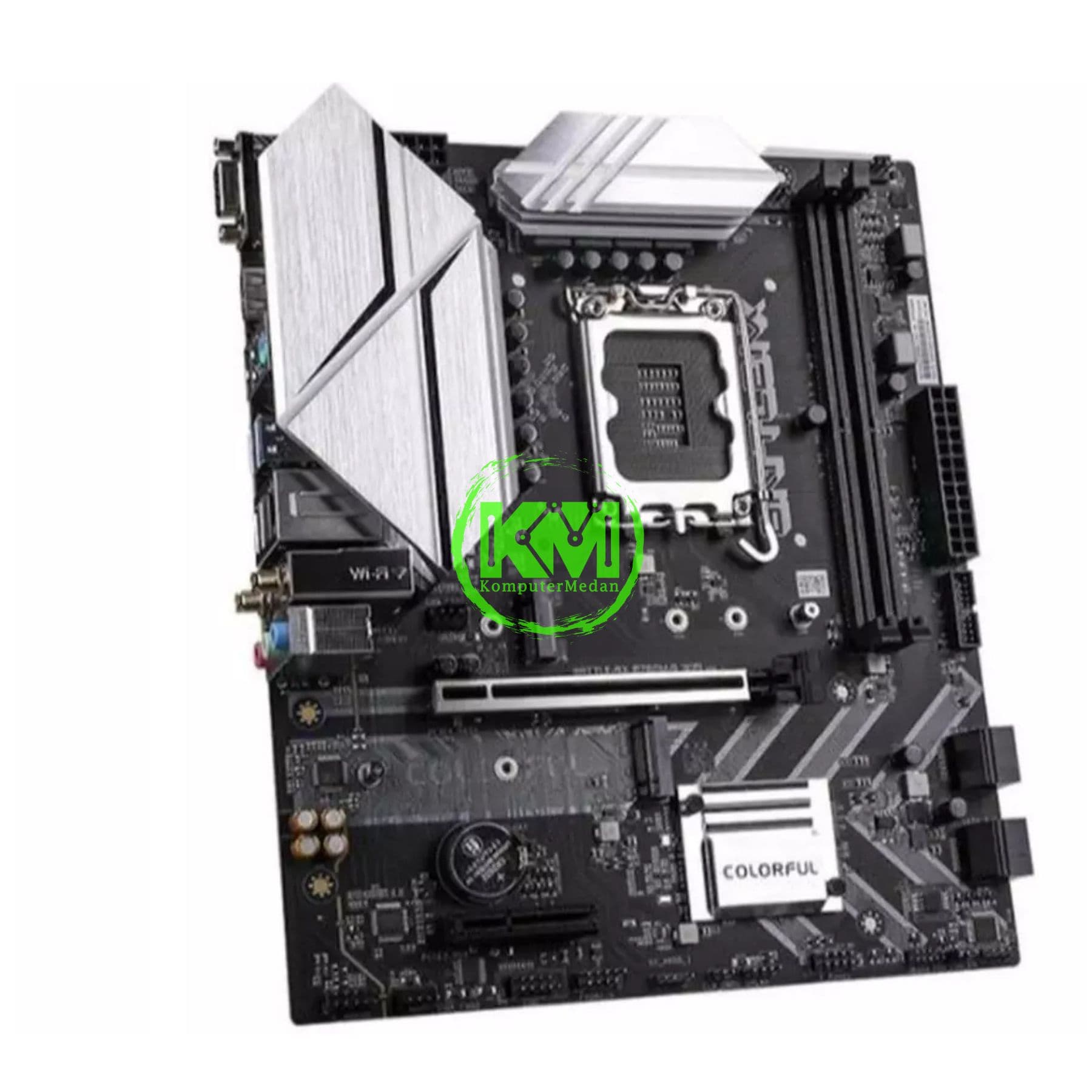 COLORFUL BATTLE-AX B760M-G WIFI V20A DDR4 (WHITE HEATSINK 2xM.2 NVME) MOTHERBOARD - Image 3