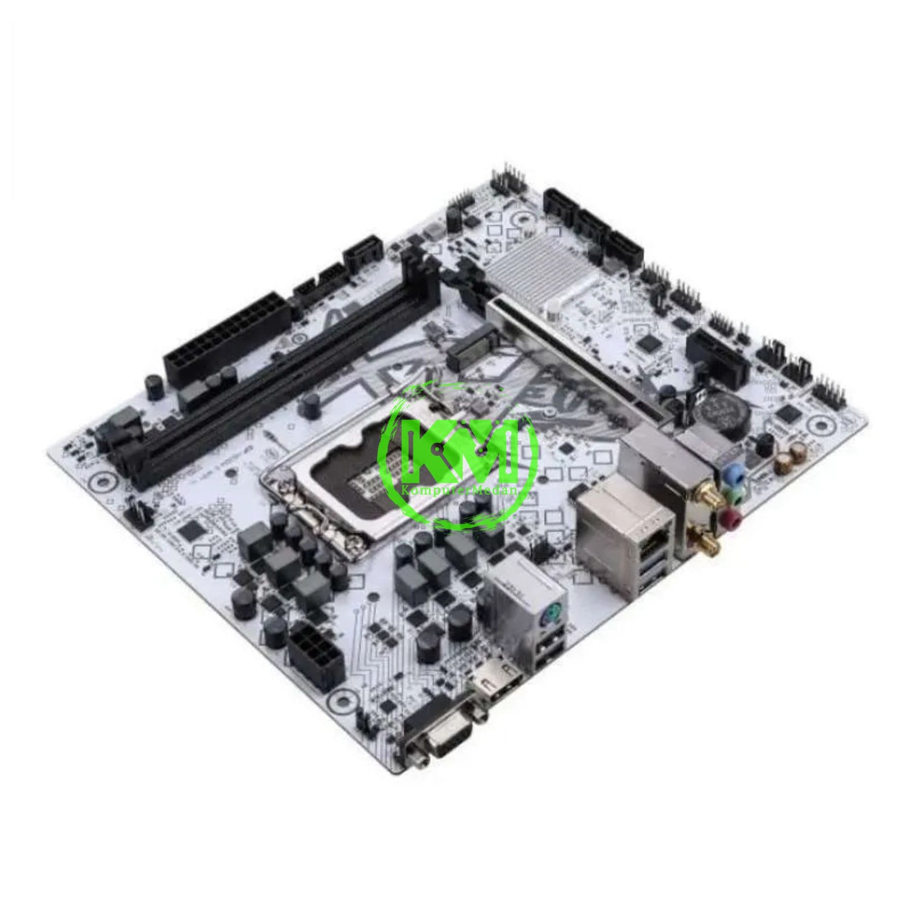 COLORFUL BATTLE-AX H610M-E WIFI V20/V21 DDR4 (WHITE) MOTHERBOARD - Image 5