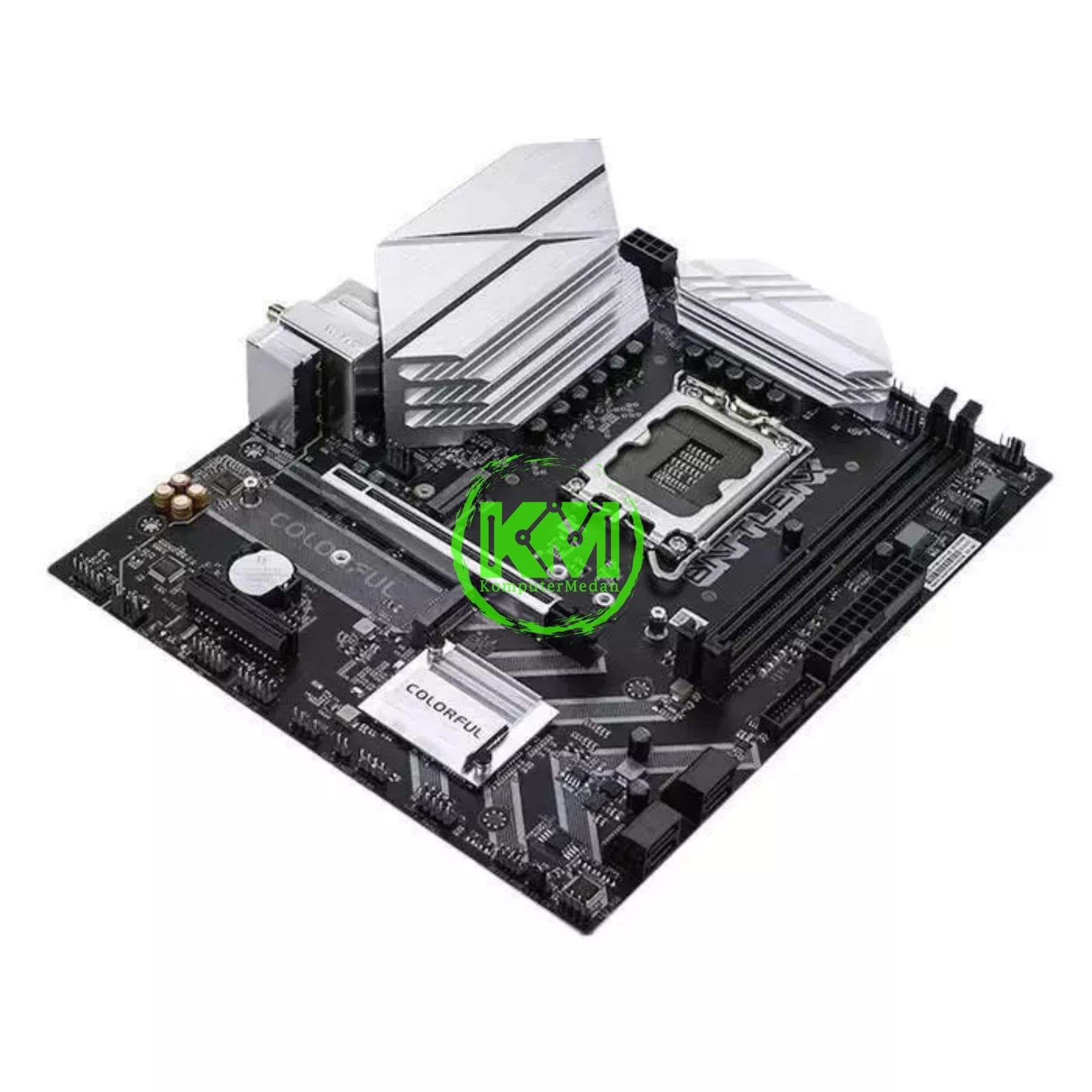 COLORFUL BATTLE-AX B760M-G WIFI V20A DDR4 (WHITE HEATSINK 2xM.2 NVME) MOTHERBOARD - Image 2