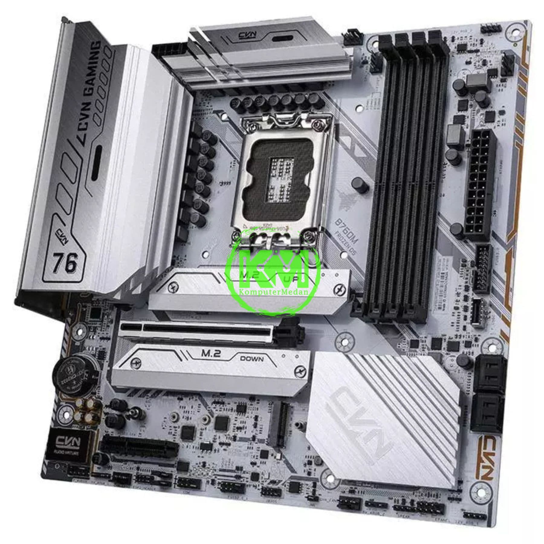 COLORFUL CVN B760M FROZEN WIFI V20 DDR5 (FULL WHITE) MOTHERBOARD - Image 3