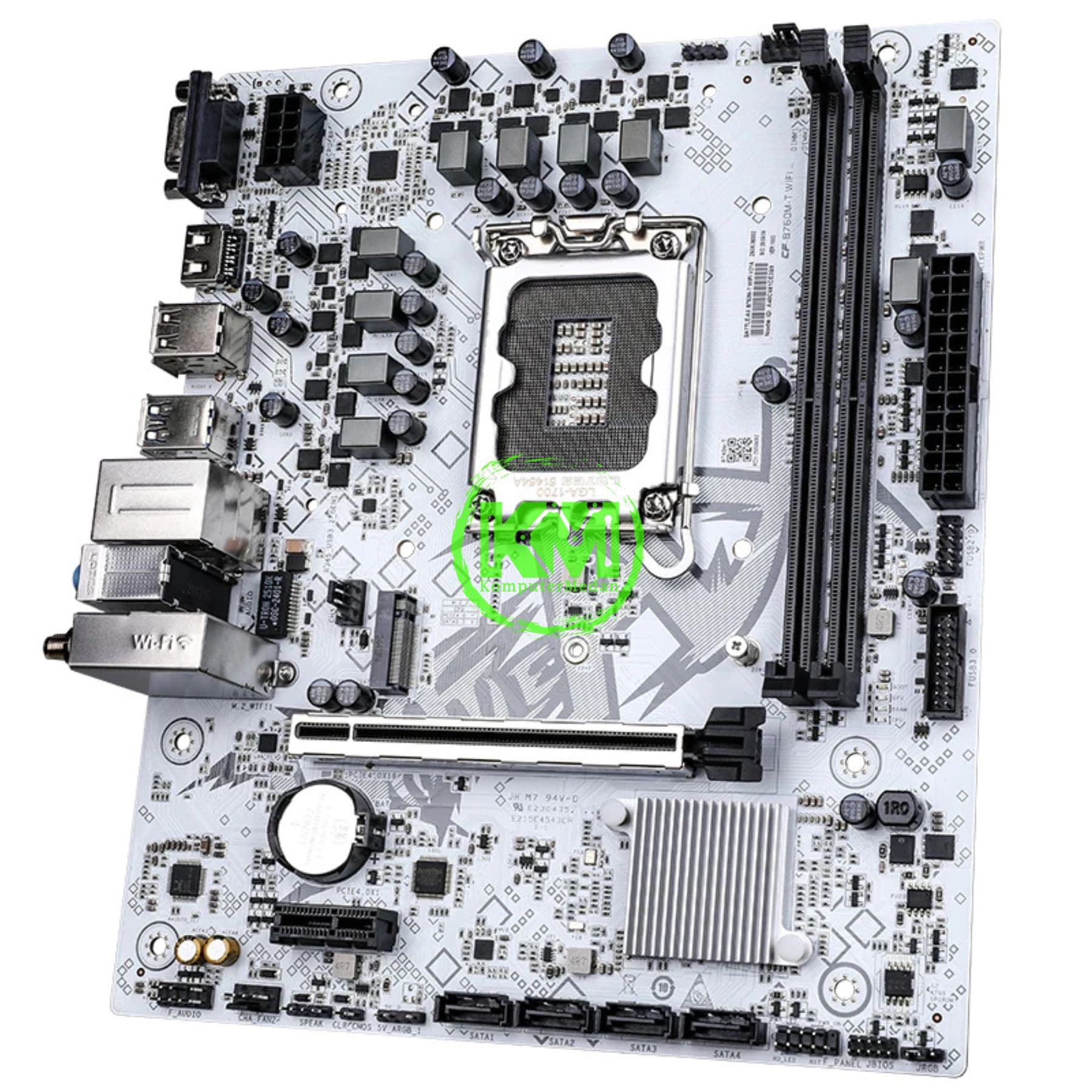 COLORFUL BATTLE AX B760M-T WIFI DDR4 V21A (FULL WHITE) MOTHERBOARD - Image 3