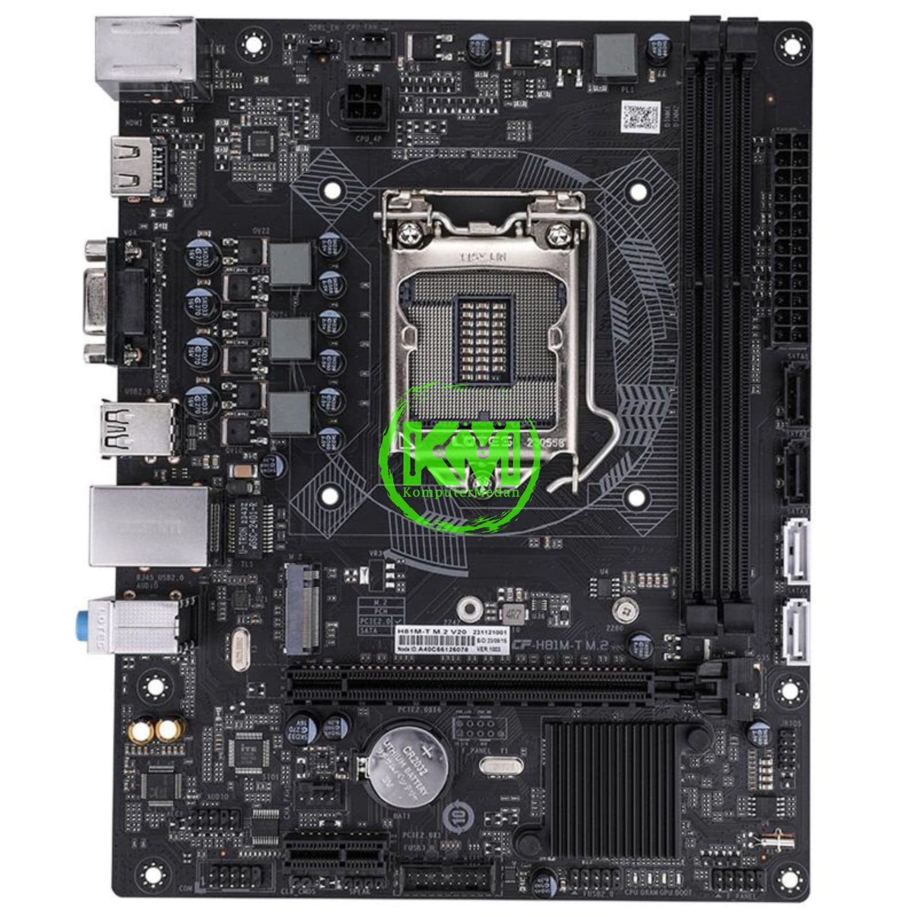 COLORFUL H81M-T M.2 V20 MOTHERBOARD - Image 2