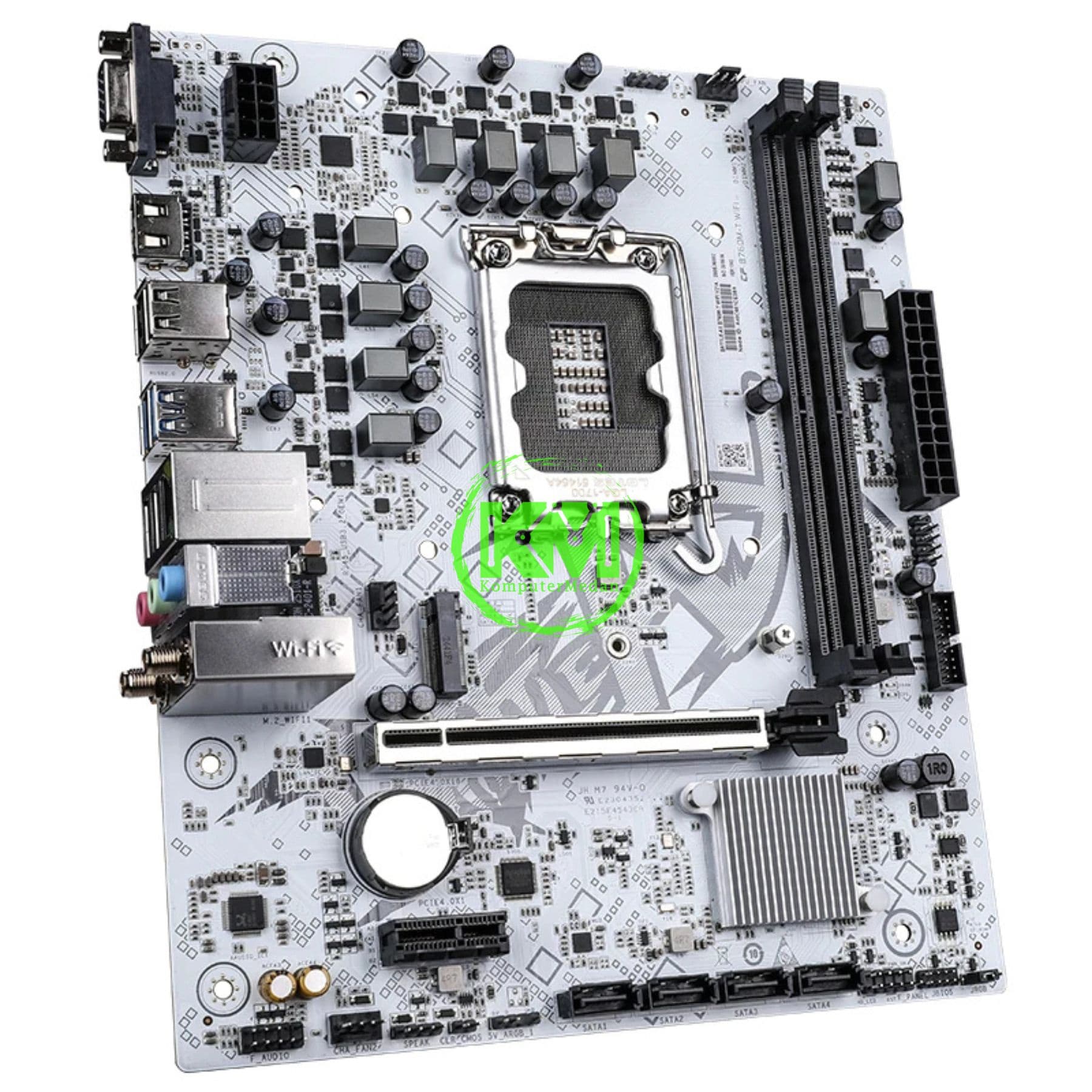COLORFUL BATTLE AX B760M-T WIFI DDR4 V21A (FULL WHITE) MOTHERBOARD - Image 4