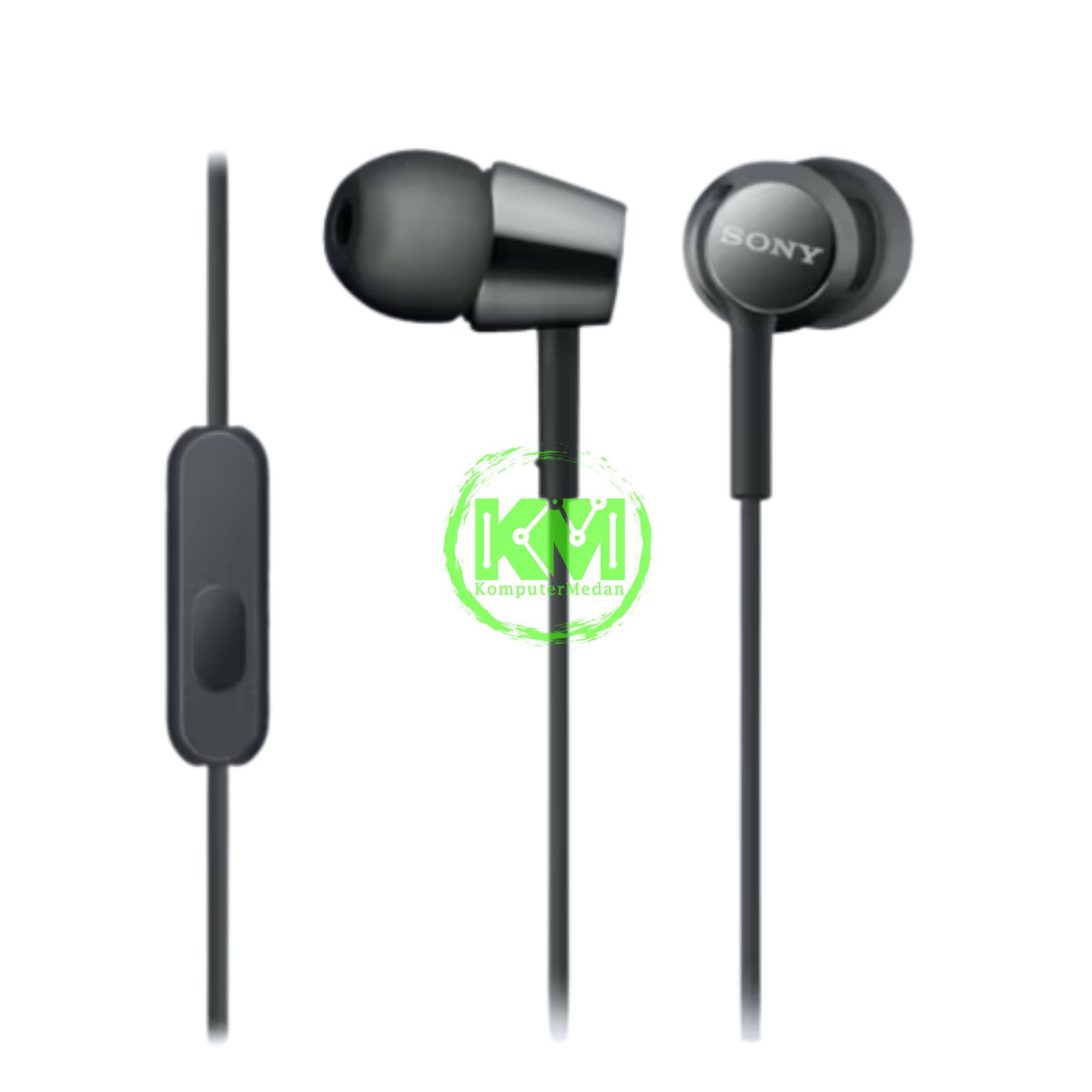 SONY MDR-EX15AP IN-EAR HEADPHONE BZE - BLACK (VE) - Image 1