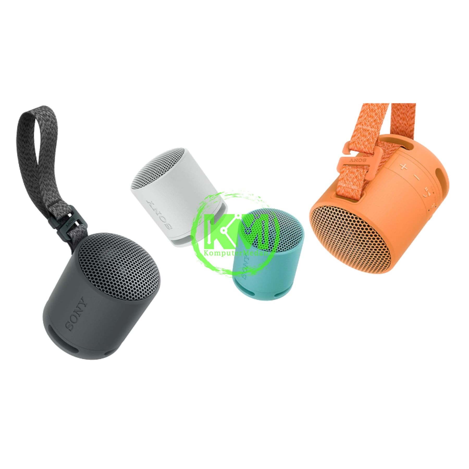 SONY SRS-XB100 PORTABLE WIRELESS SPEAKER /BCE - BLACK/ORANGE - Image 1