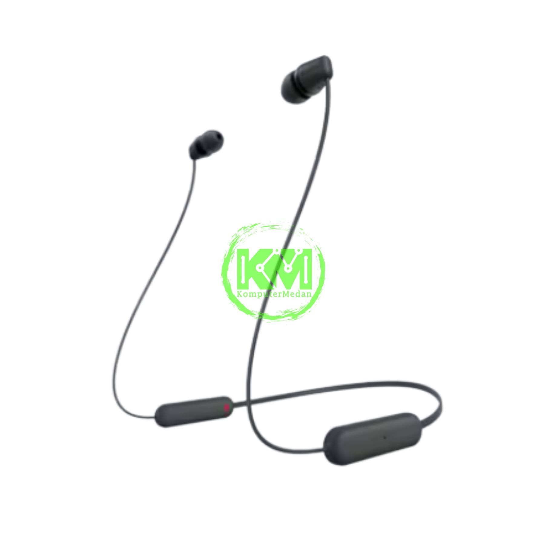SONY WI-C100 IN-EAR WIRELESS HEADPHONE /BZ E - BLACK