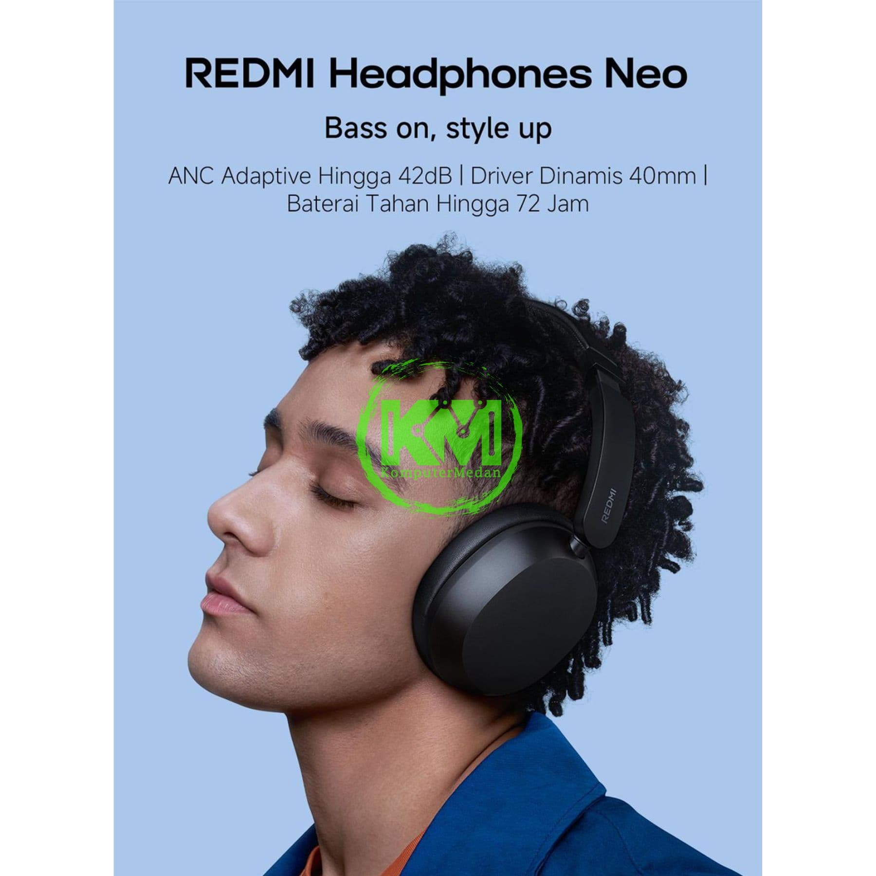 REDMI HEADPHONES NEO LDU - BLACK - Image 5