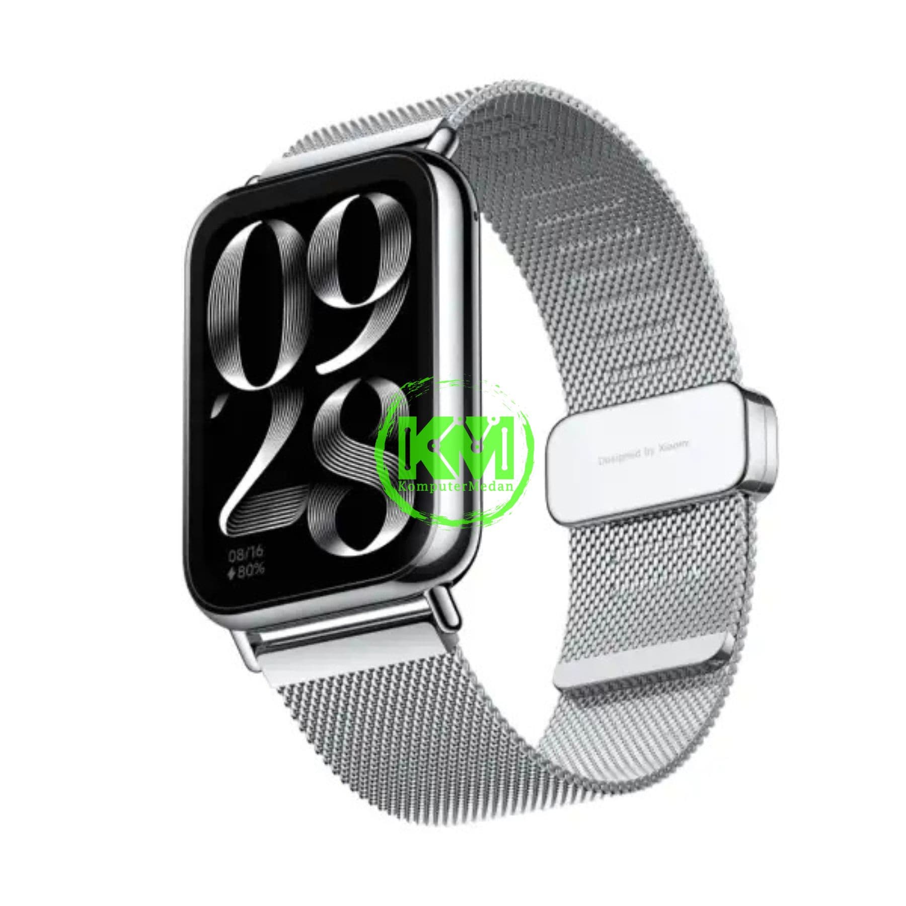 XIAOMI MILANESE QUICK RELEASE STRAP SILVER - Image 2