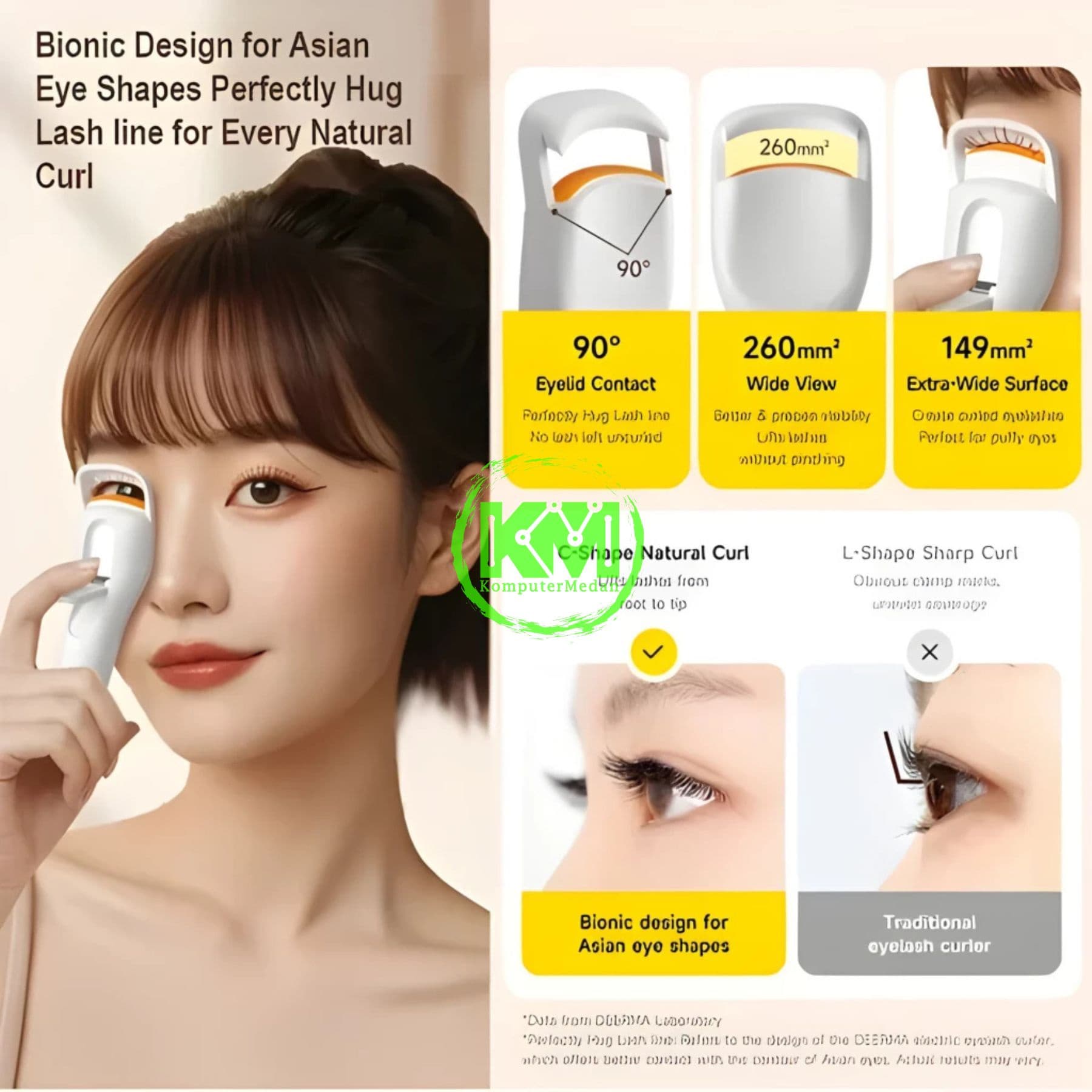 DEERMA JM01 ELECTRIC EYELASH CURLER - Image 4